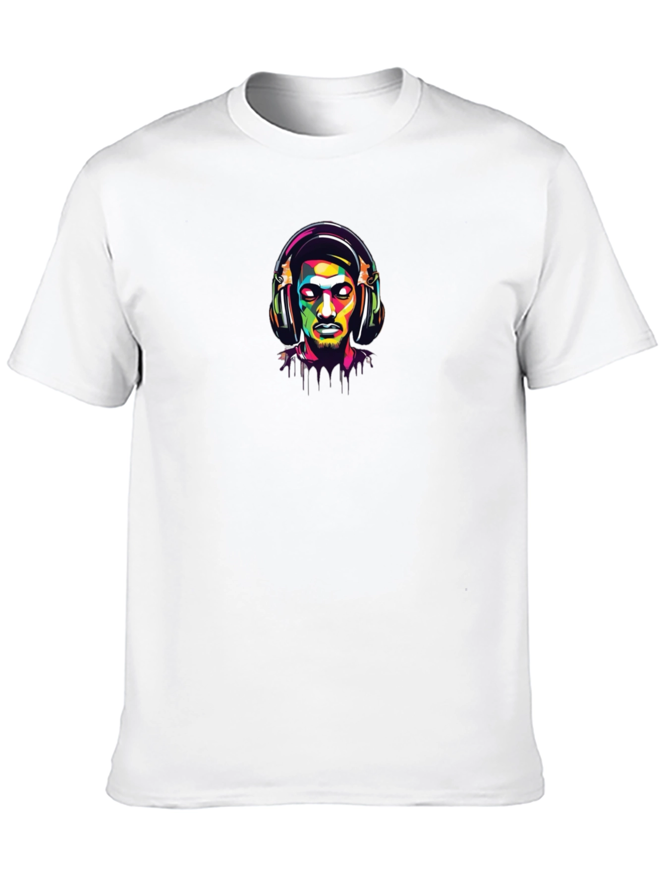 Cool Pop Art Headphone T-Shirt