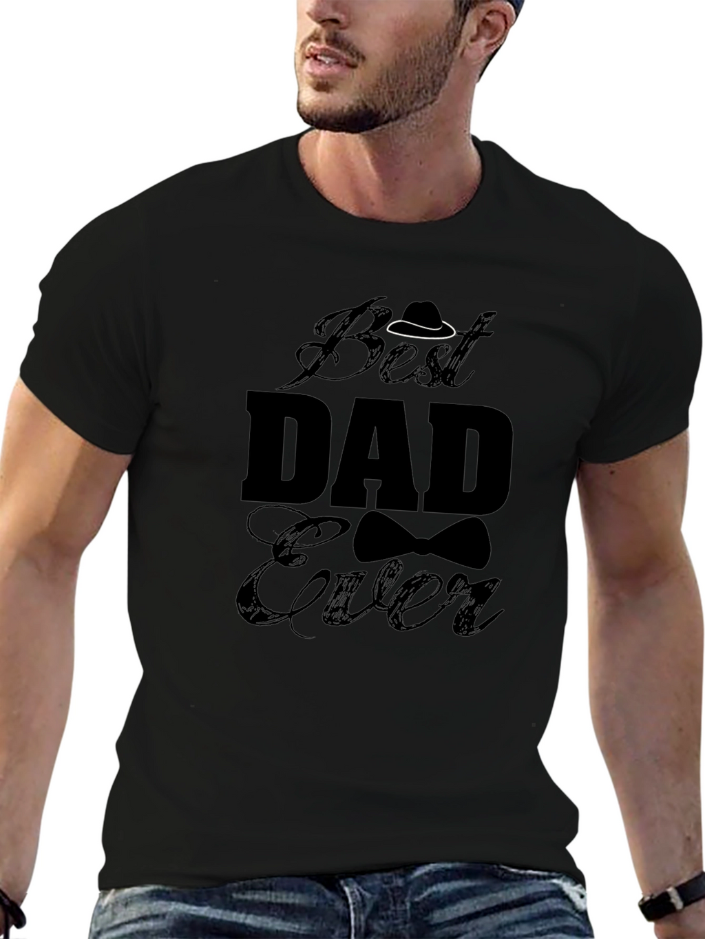 Best Dad Ever Graphic T-Shirt - Fathers Day Gift