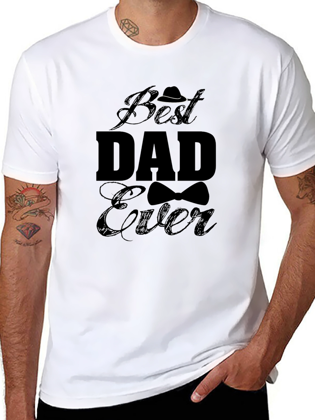 Best Dad Ever Graphic T-Shirt - Fathers Day Gift