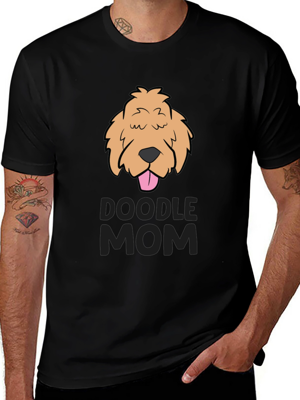 Doodle Mom T-Shirt - Cute Dog Lover Tee