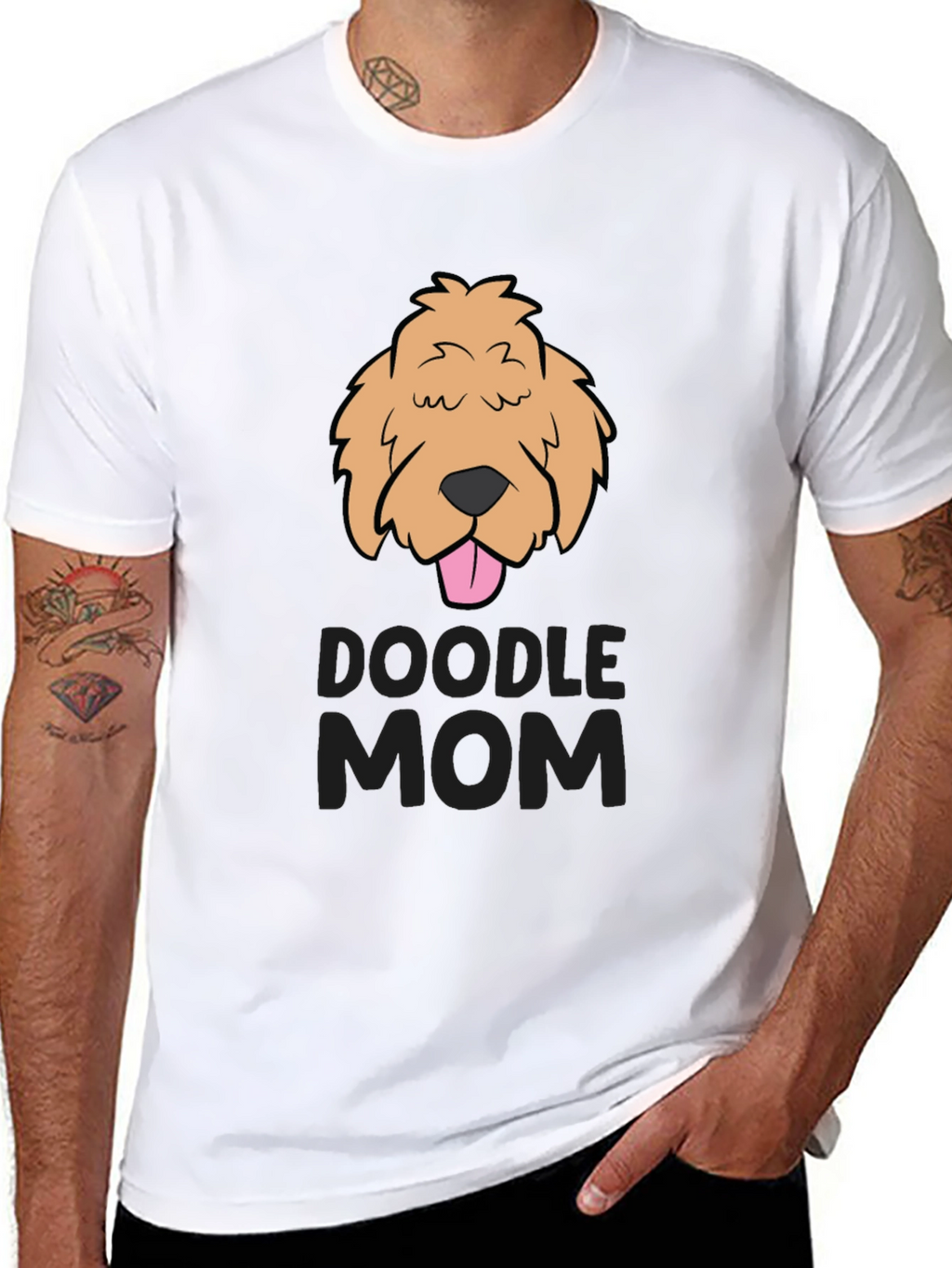 Doodle Mom T-Shirt - Cute Dog Lover Tee