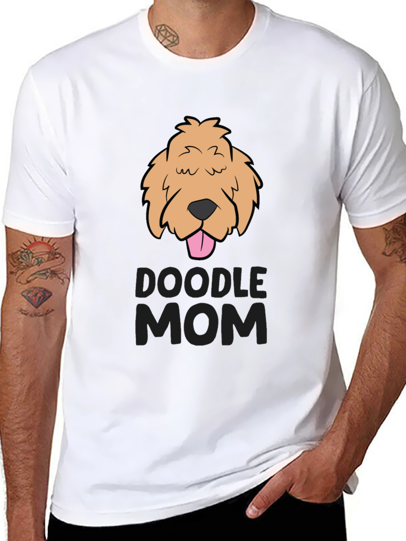 Doodle Mom T-Shirt - Cute Dog Lover Tee