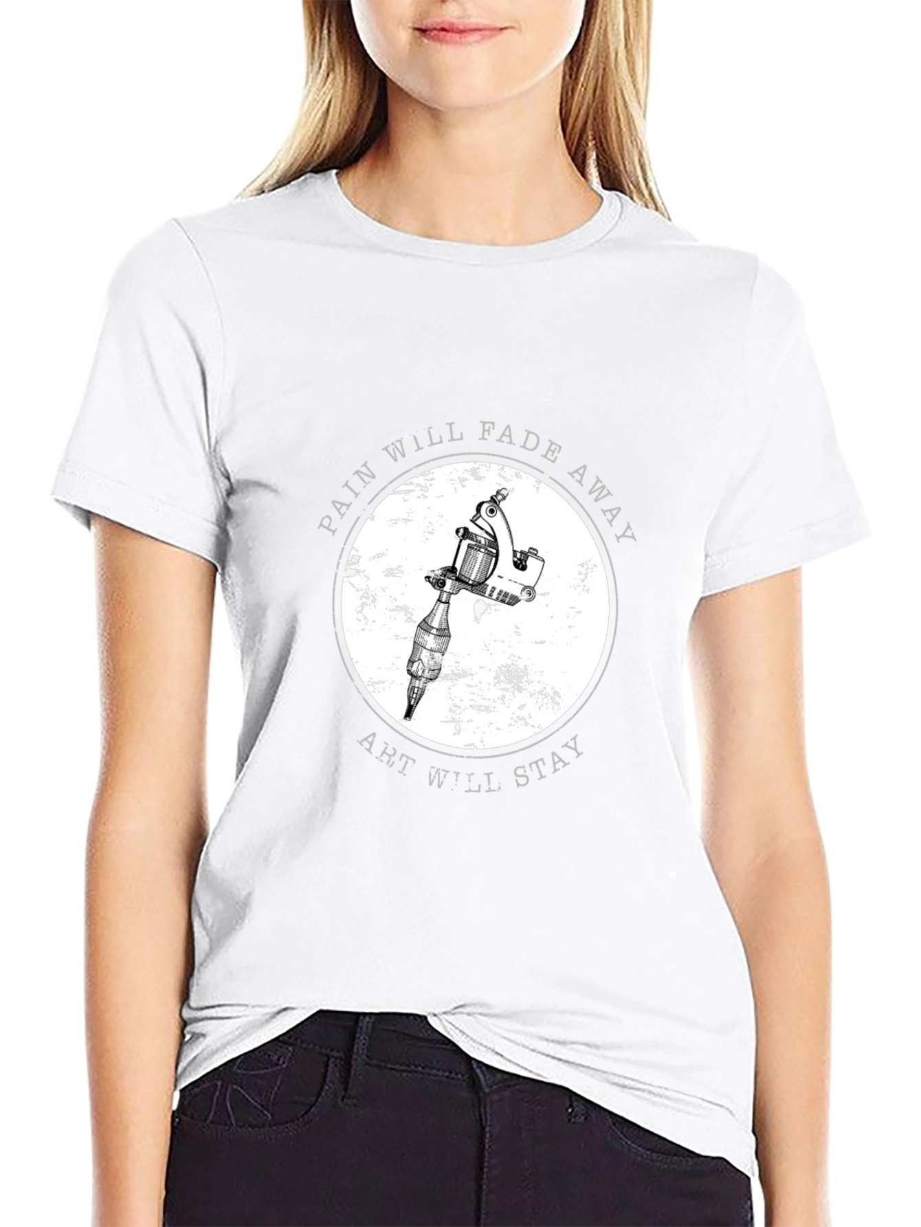 Tattoo Artist T-Shirt: Pain Fades Art Stays