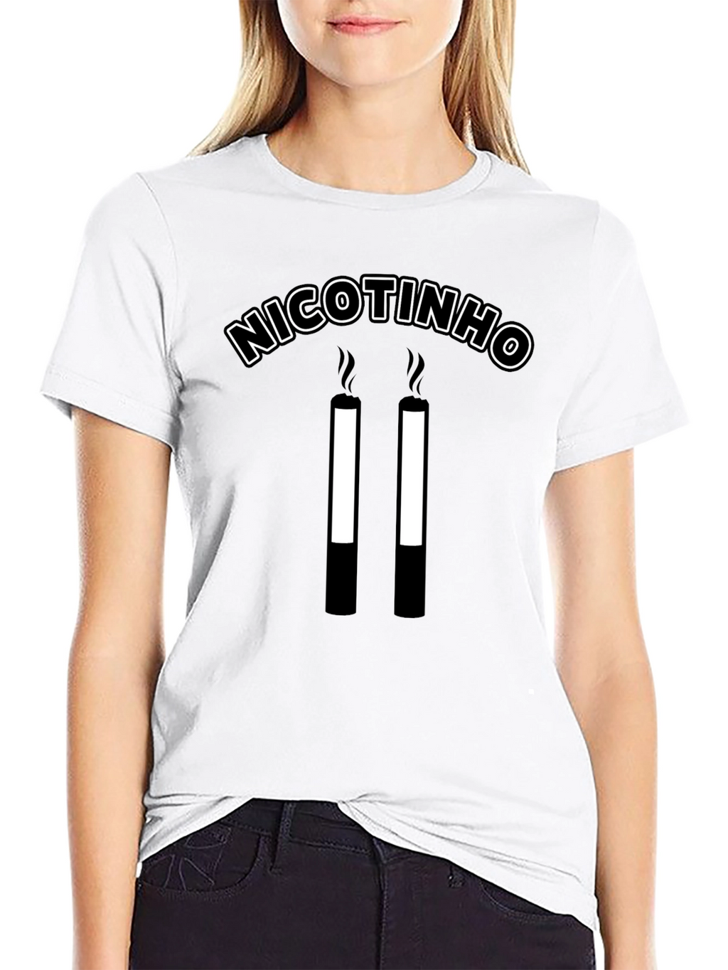 Nicotinho Funny Graphic T-Shirt