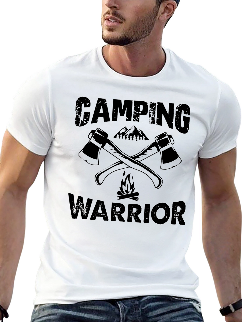 Camping Warrior Graphic Tee