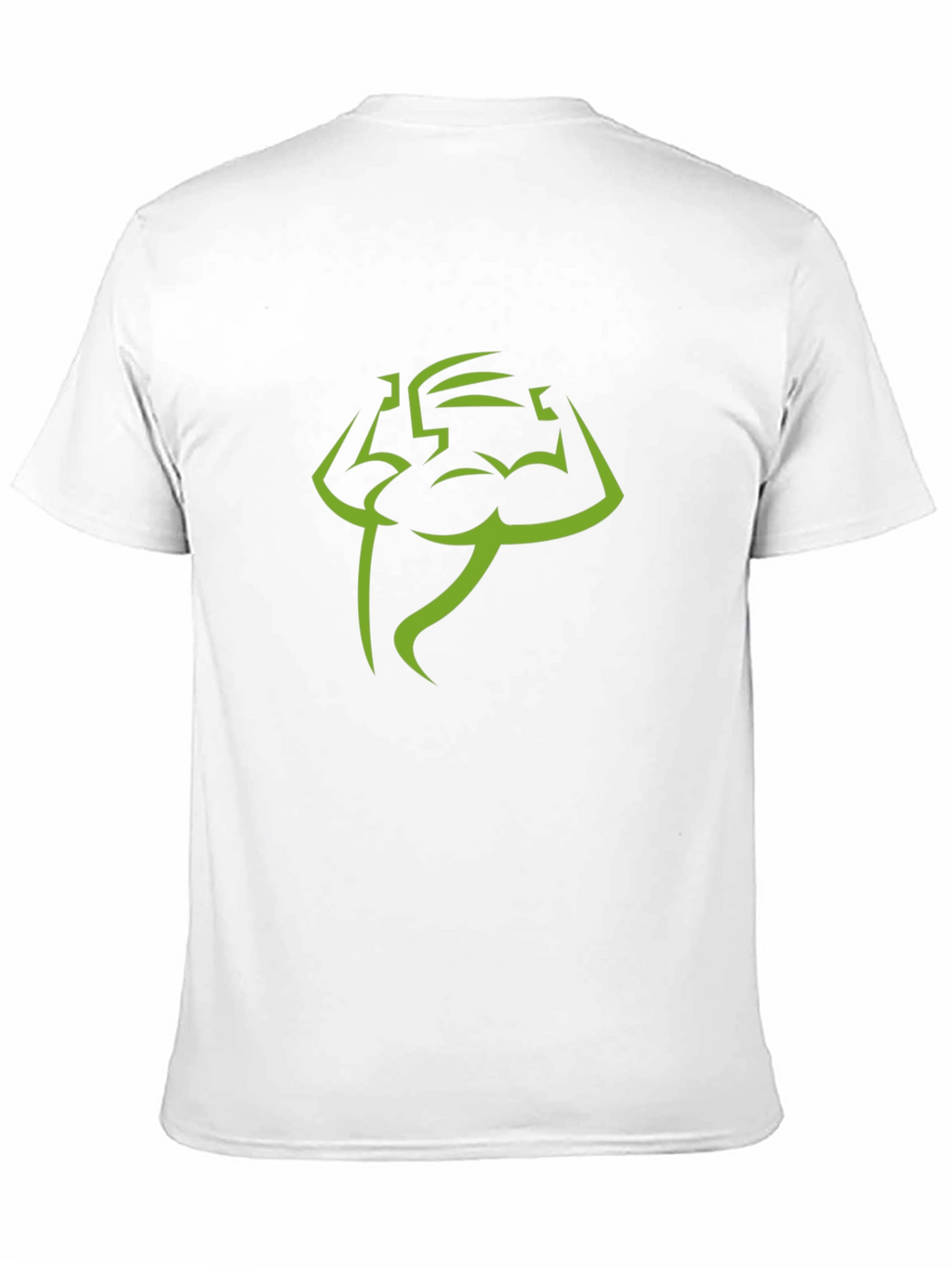 Muscle Man Graphic Tee - Black Cotton T-Shirt