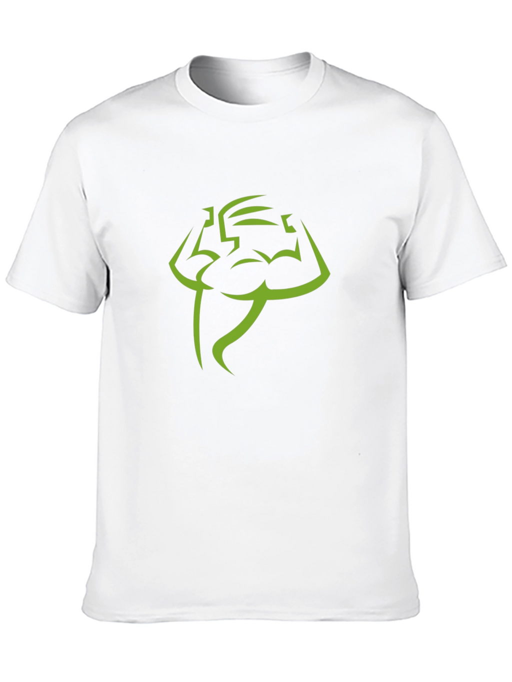 Muscle Man Graphic Tee - Black Cotton T-Shirt