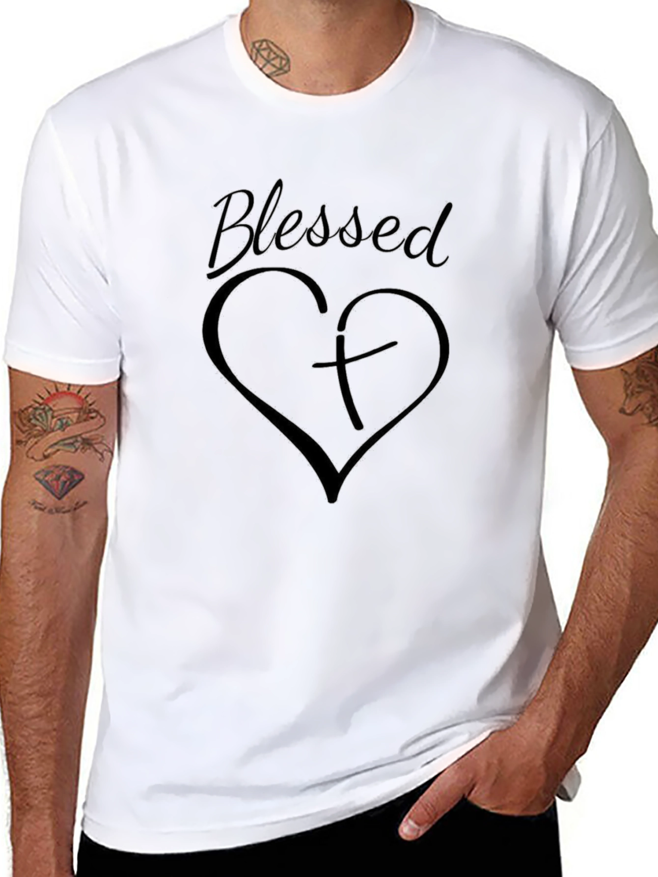 Blessed Heart Christian T-Shirt