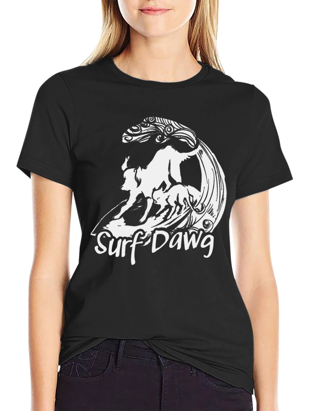 Surf Dawg T-Shirt - Cool Graphic Tee