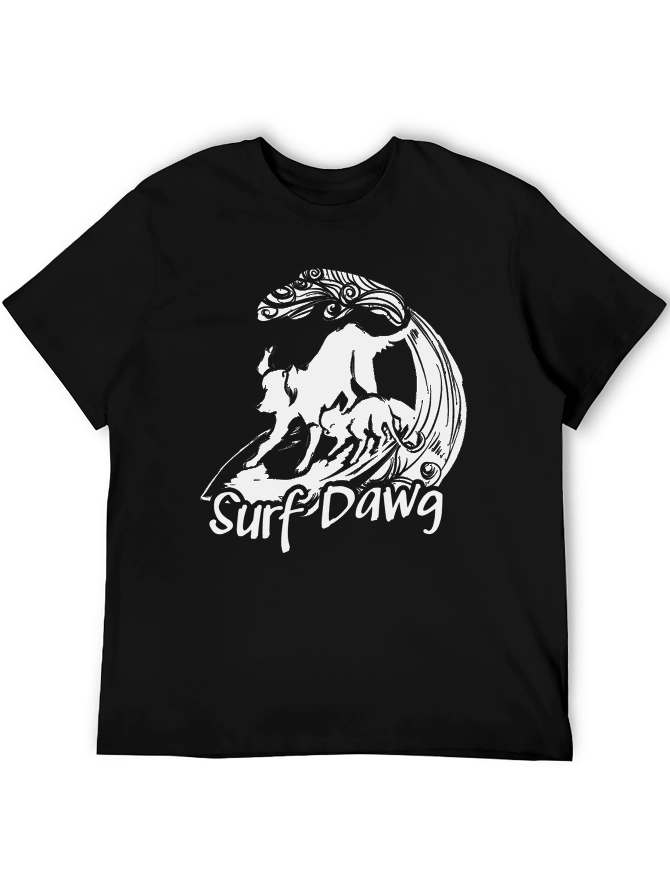 Surf Dawg T-Shirt - Cool Graphic Tee