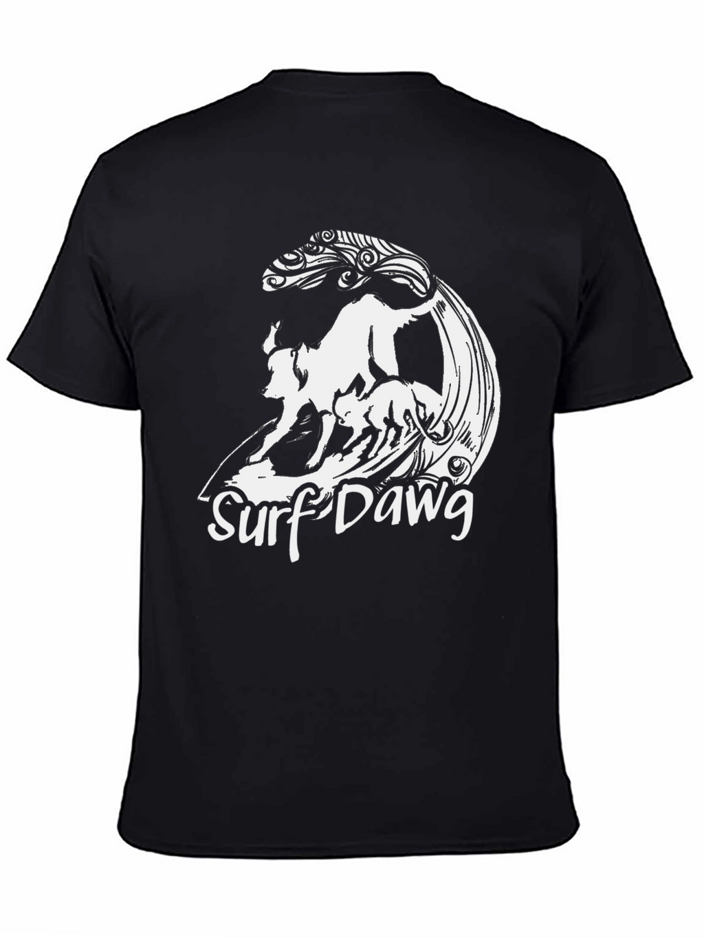 Surf Dawg T-Shirt - Cool Graphic Tee