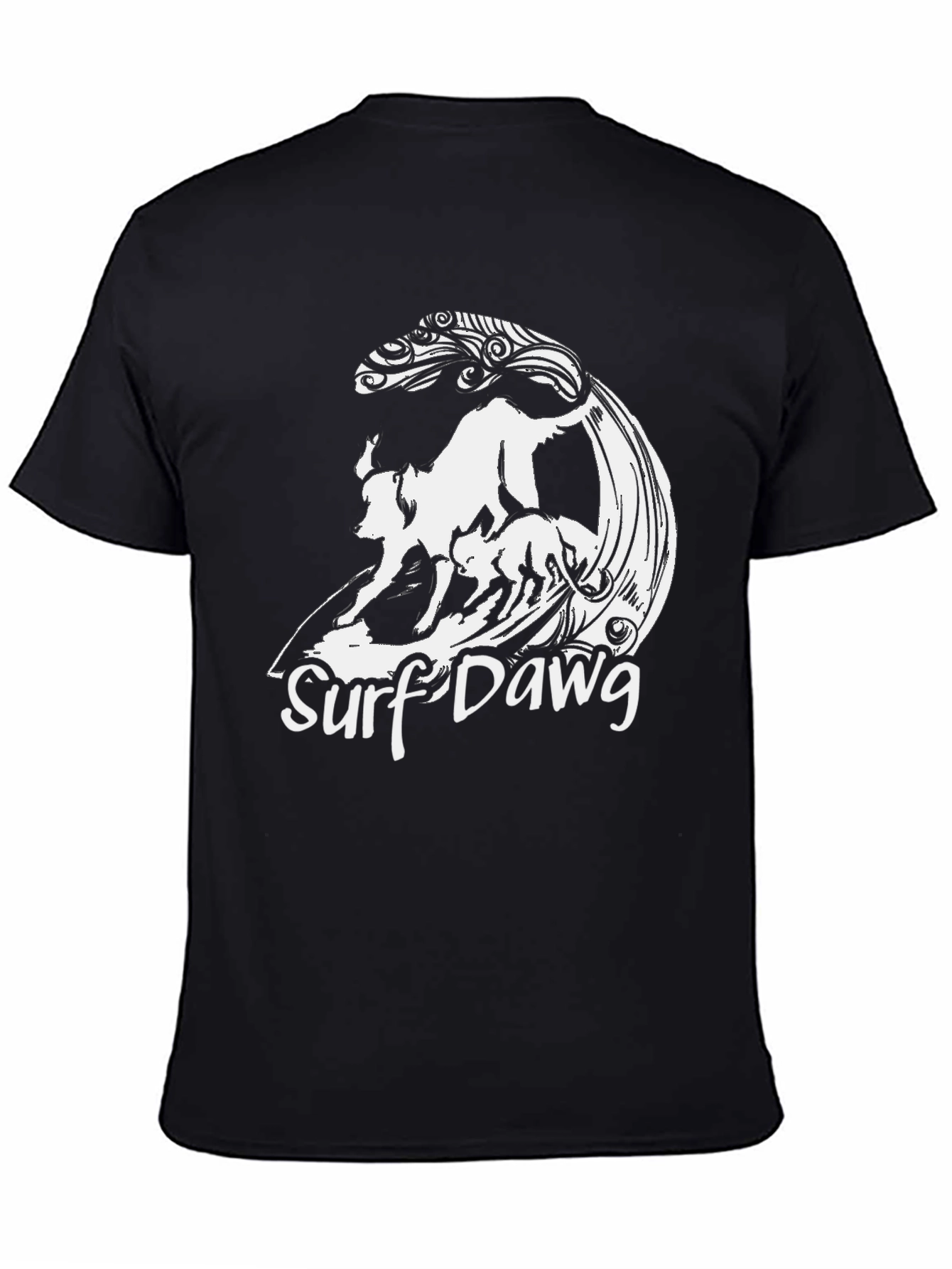 Surf Dawg T-Shirt - Cool Graphic Tee