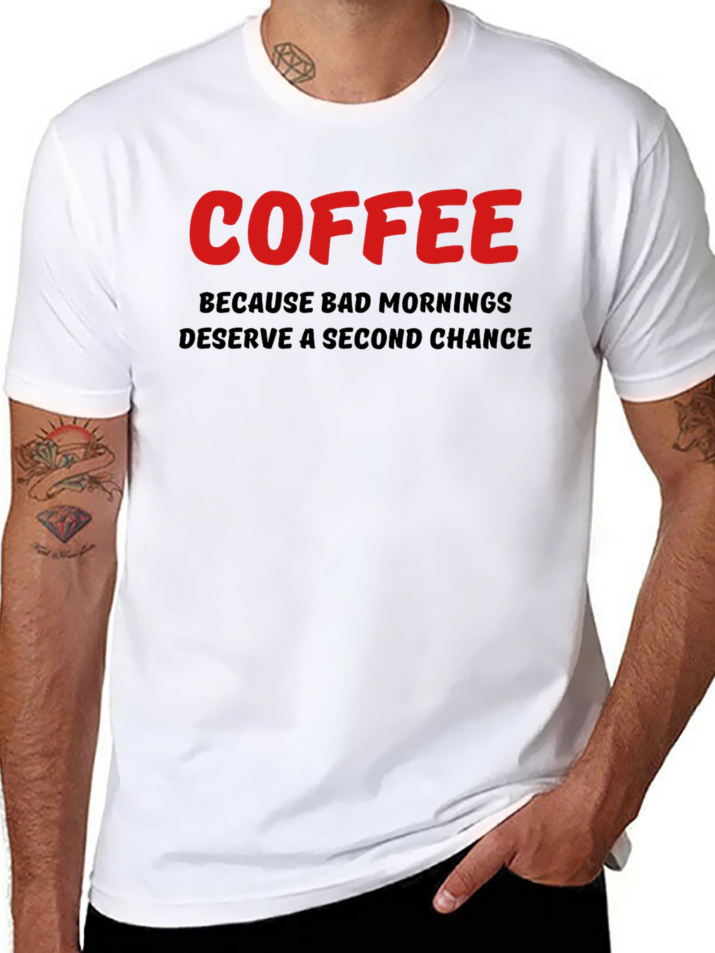 Coffee Second Chance Graphic T-Shirt