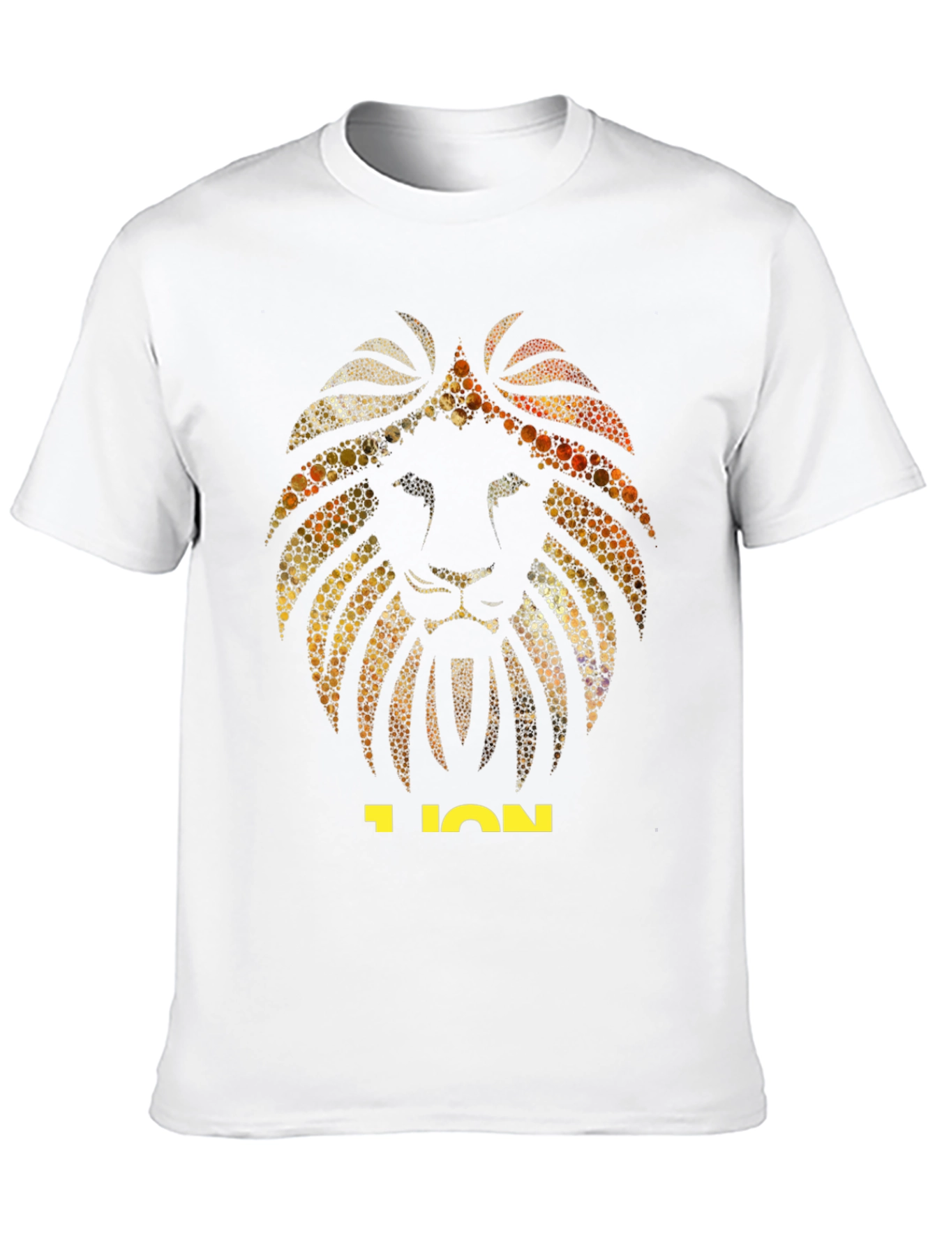 Lion Graphic Black T-Shirt - Stylish Animal Print Tee