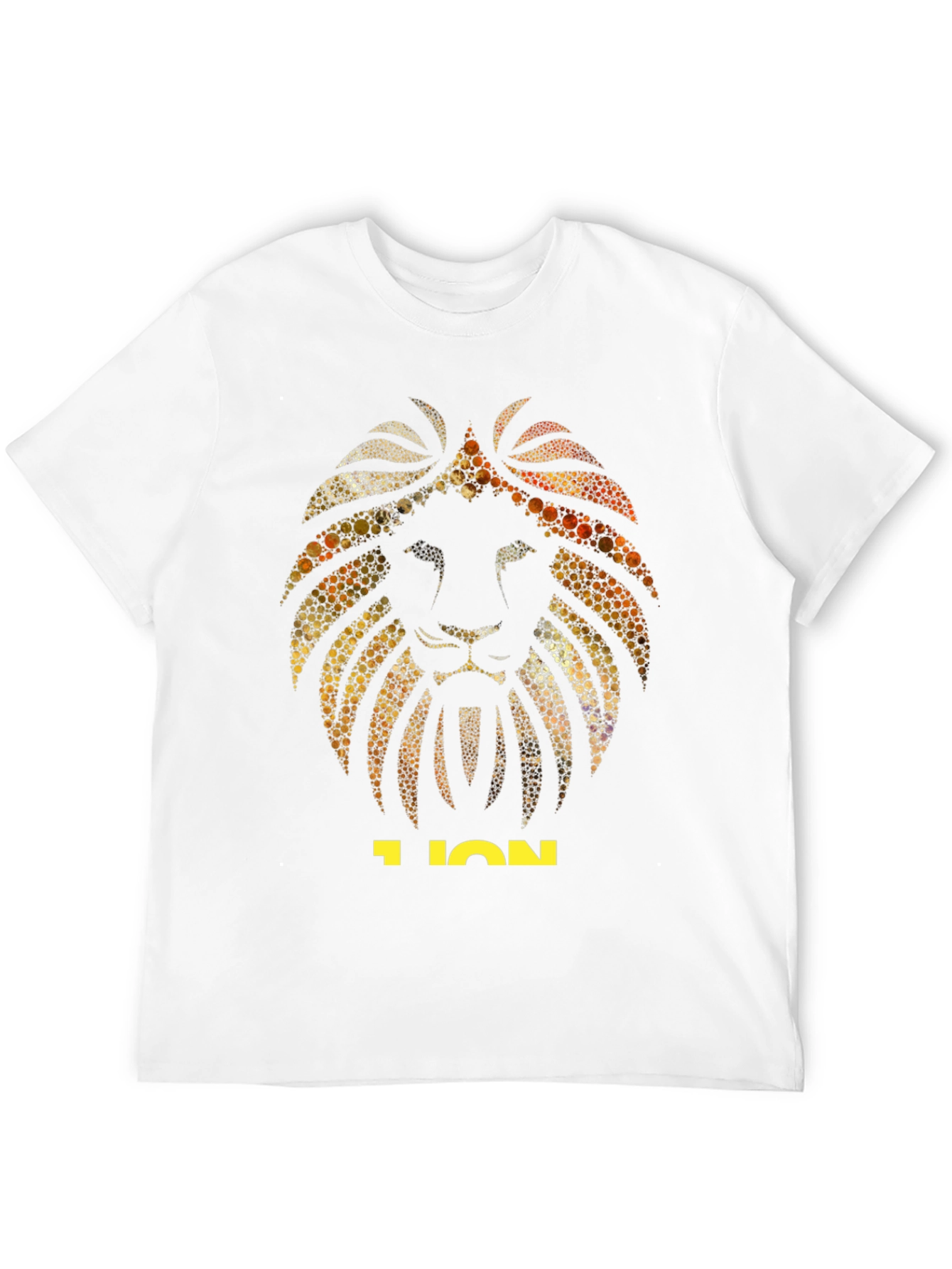 Lion Graphic Black T-Shirt - Stylish Animal Print Tee