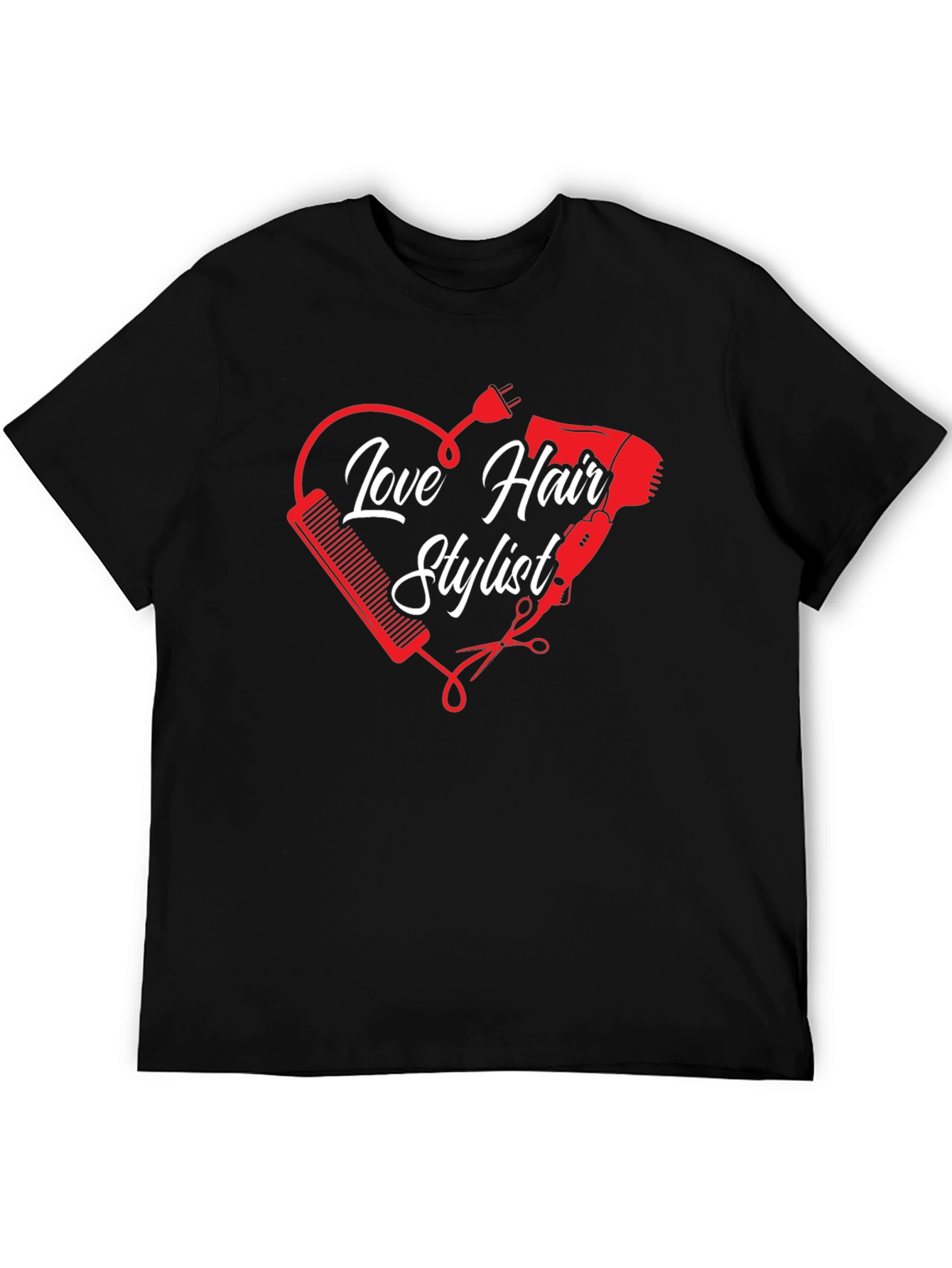 Love Hair Stylist T-Shirt -  Hairdresser Gift Tee