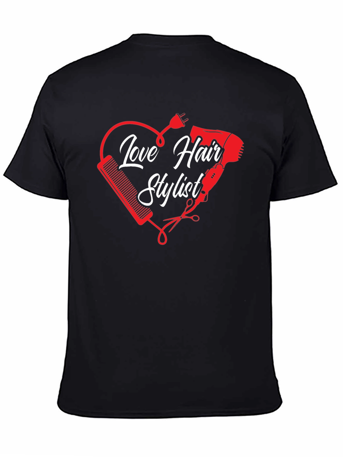 Love Hair Stylist T-Shirt -  Hairdresser Gift Tee