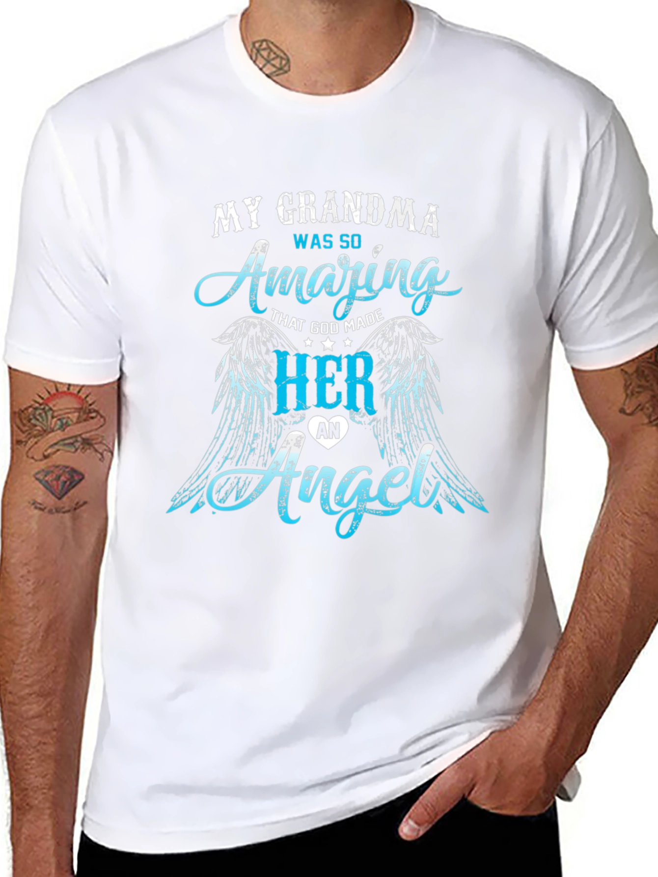 My Grandma Was So Amazing Angel Wings T-Shirt