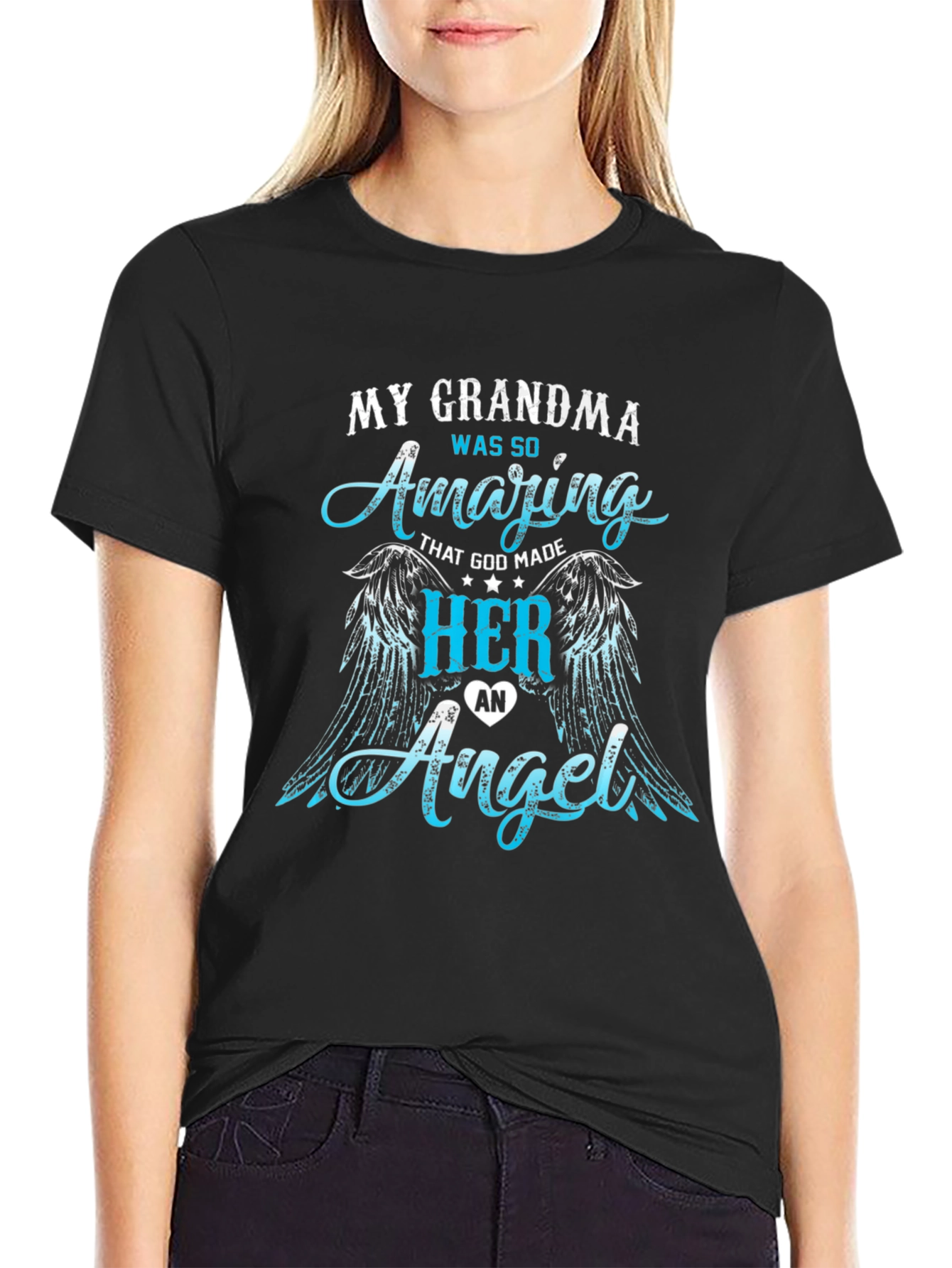 My Grandma Was So Amazing Angel Wings T-Shirt