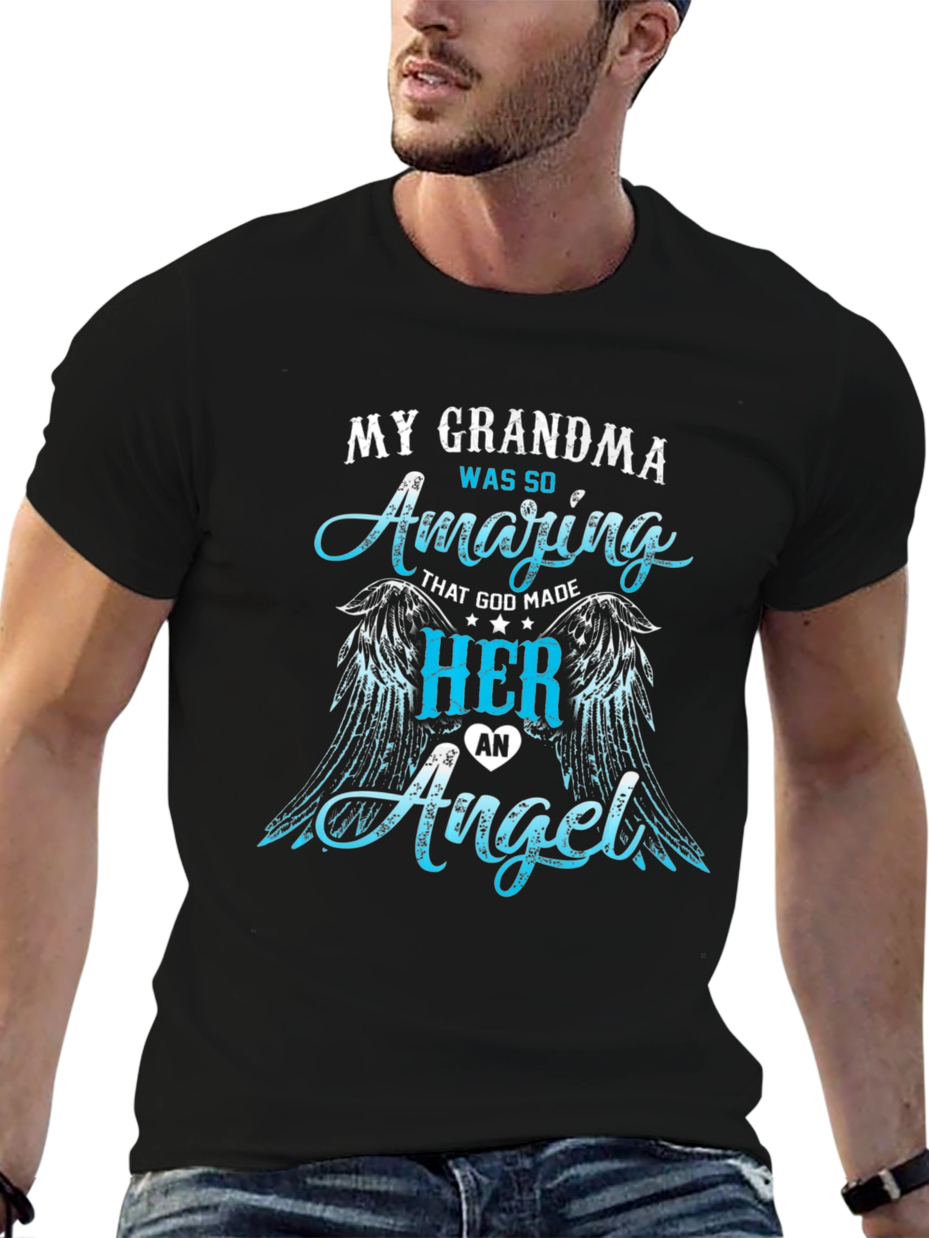 My Grandma Was So Amazing Angel Wings T-Shirt