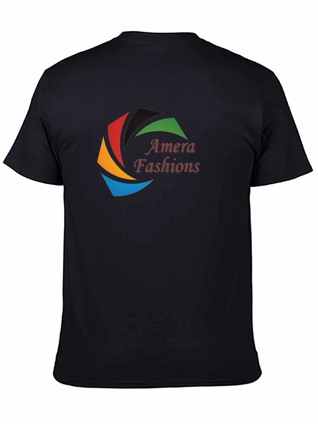 Mens Black Graphic T-Shirt - Amara Fashions