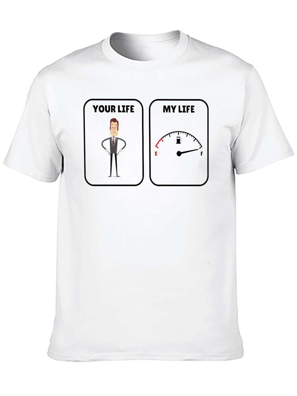 Your Life vs My Life Graphic T-Shirt