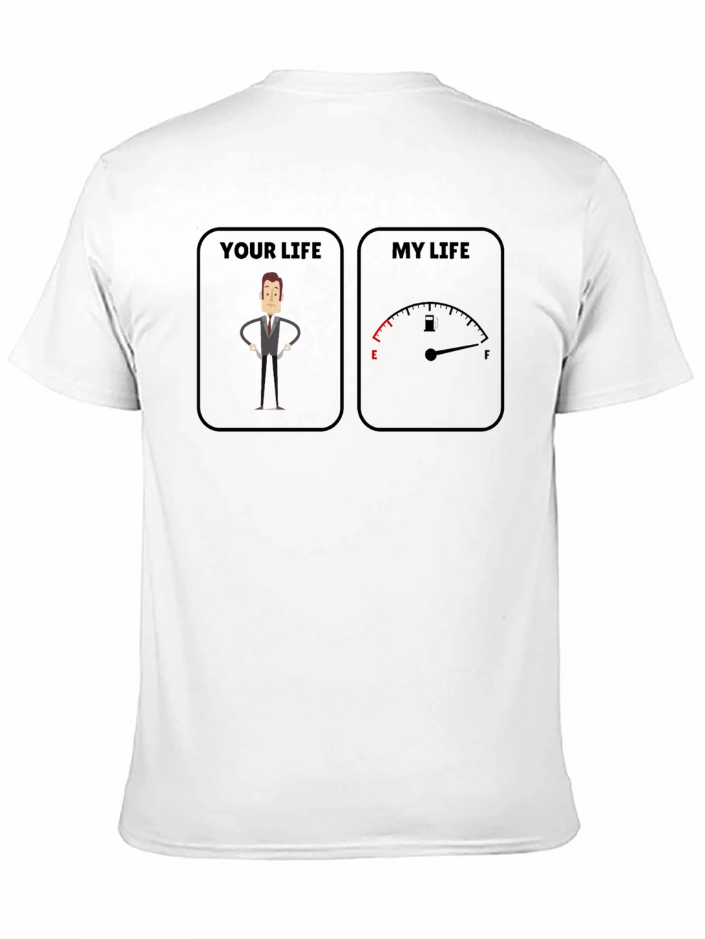 Your Life vs My Life Graphic T-Shirt