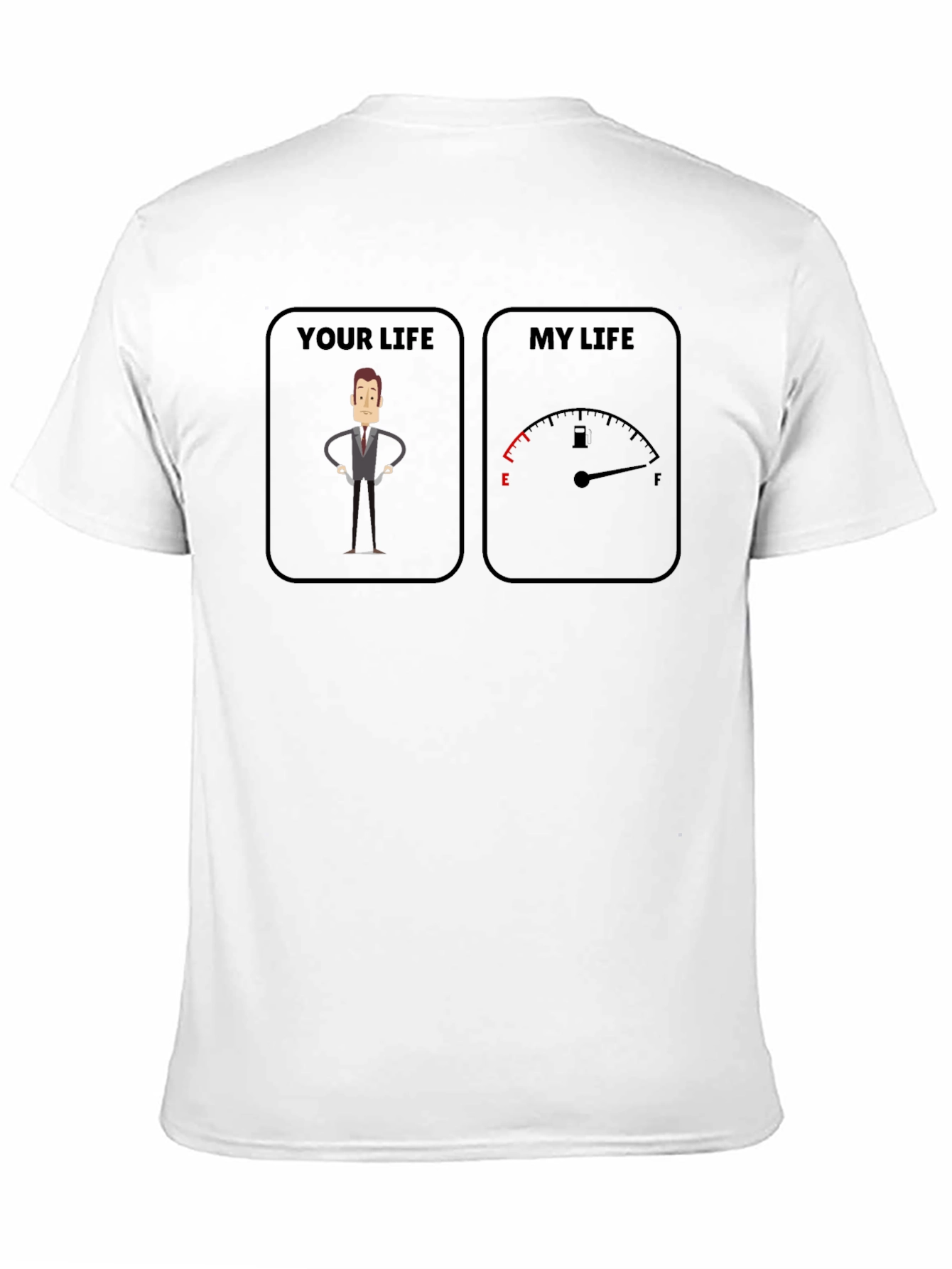 Your Life vs My Life Graphic T-Shirt