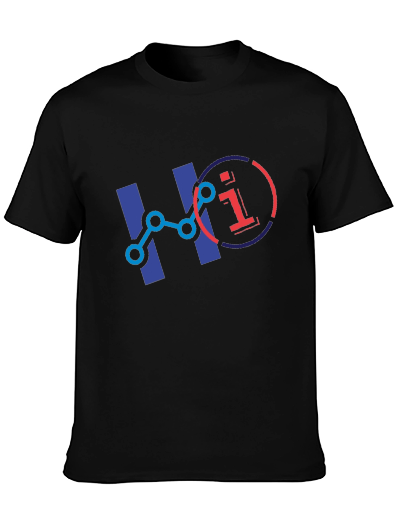 Tech Data Graphic T-Shirt - Black