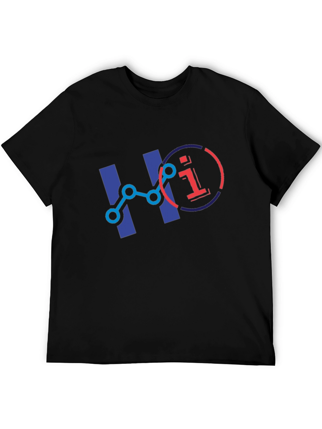Tech Data Graphic T-Shirt - Black