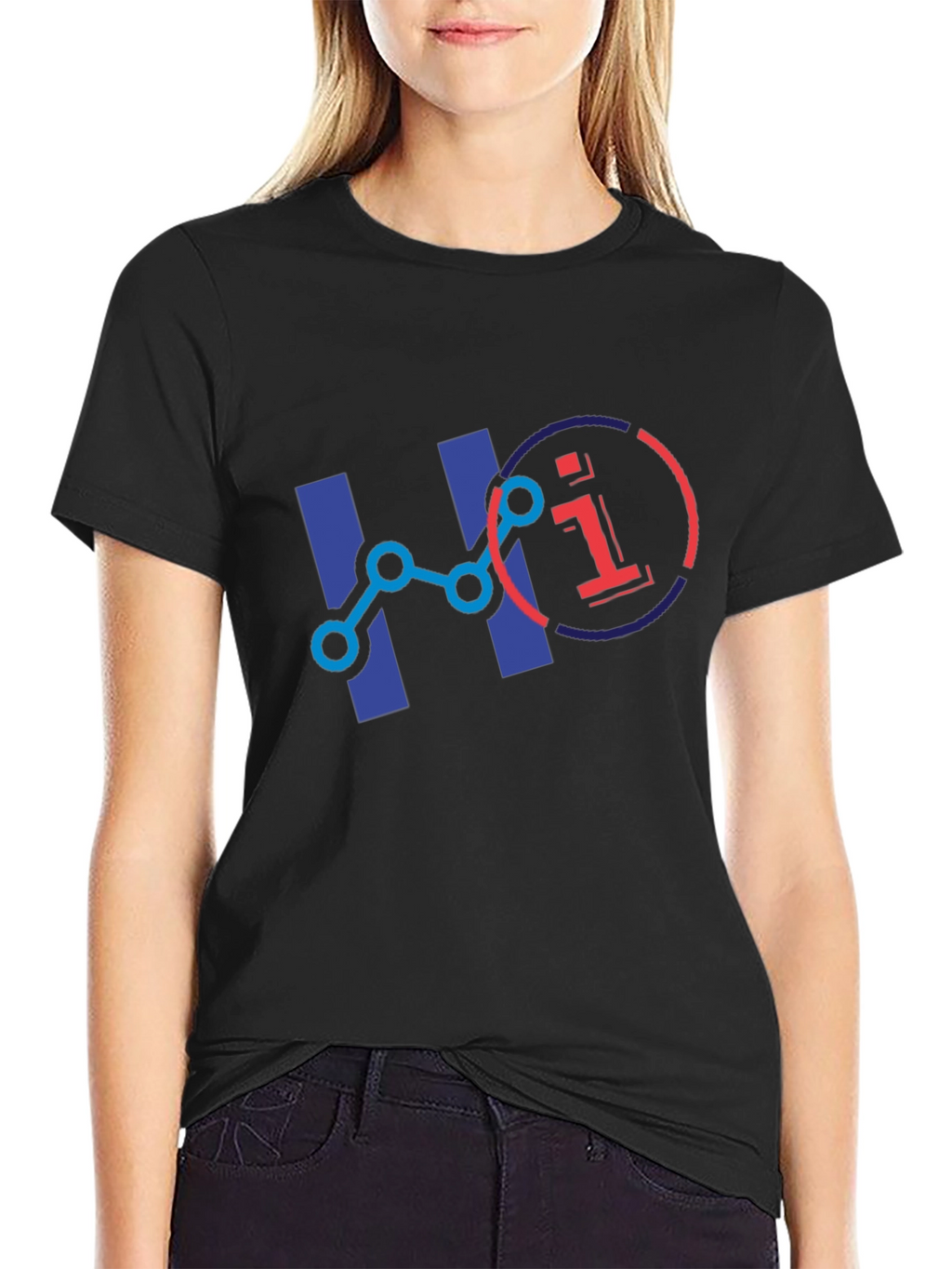 Tech Data Graphic T-Shirt - Black
