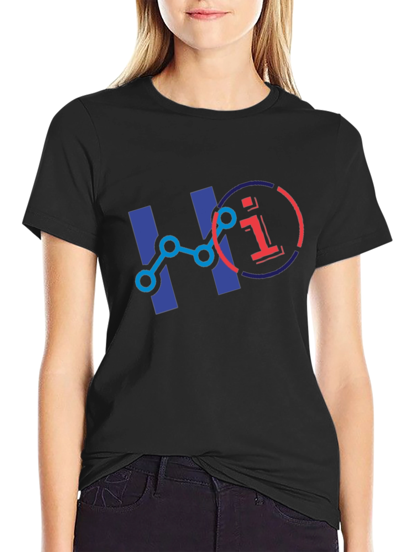 Tech Data Graphic T-Shirt - Black