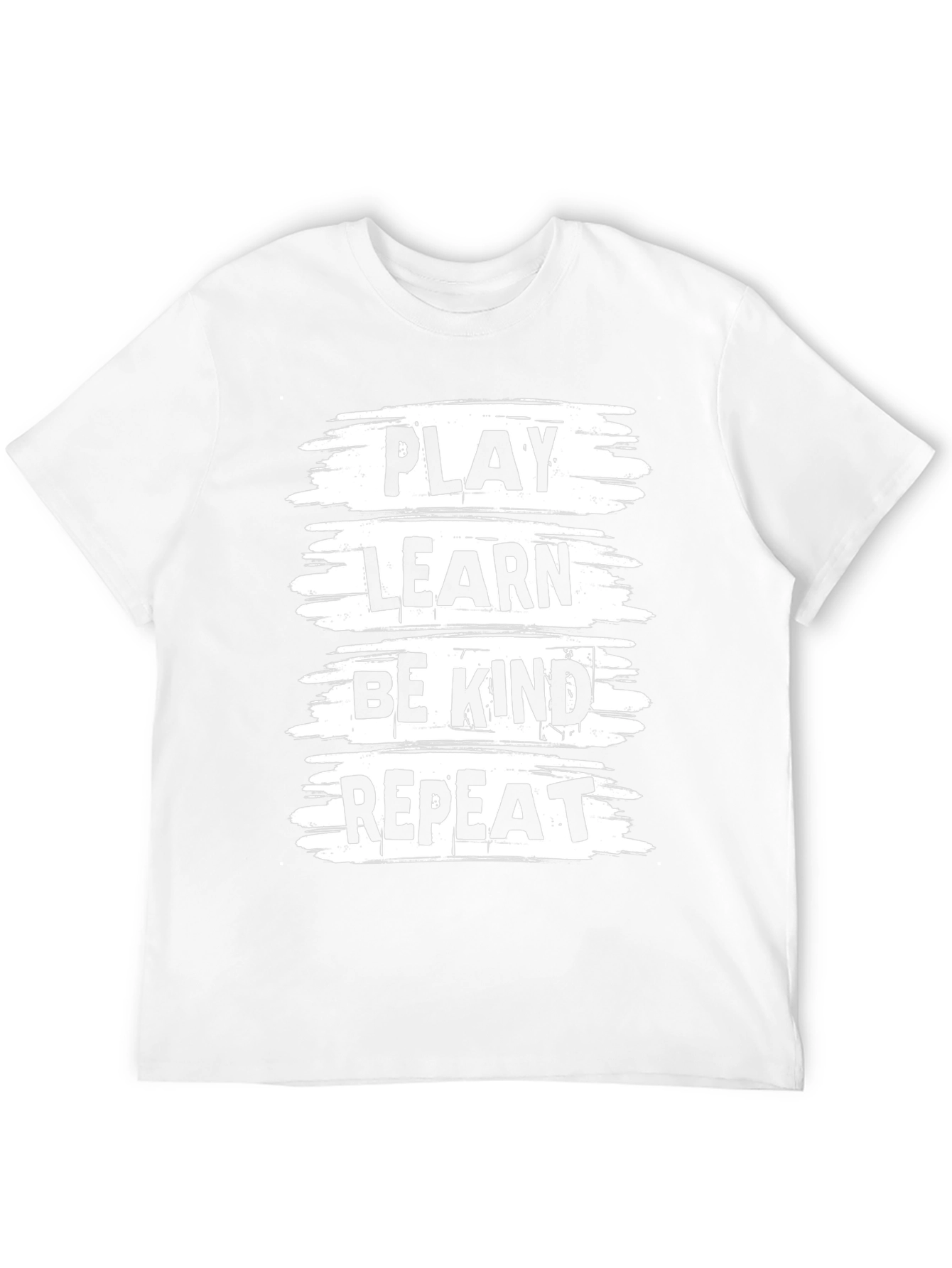 Play Learn Be Kind Repeat Black T-Shirt