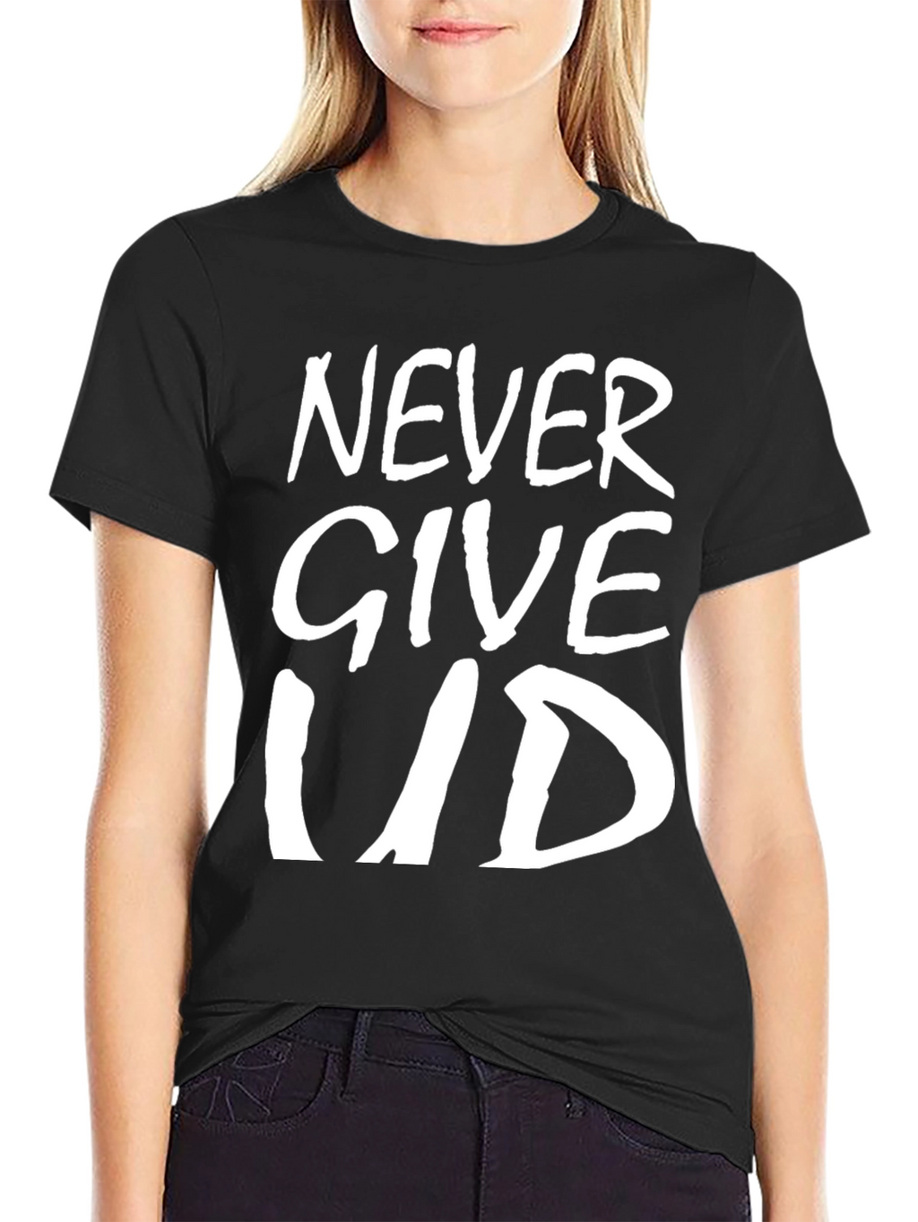 Never Give Up T-Shirt - Inspirational Graphic Tee