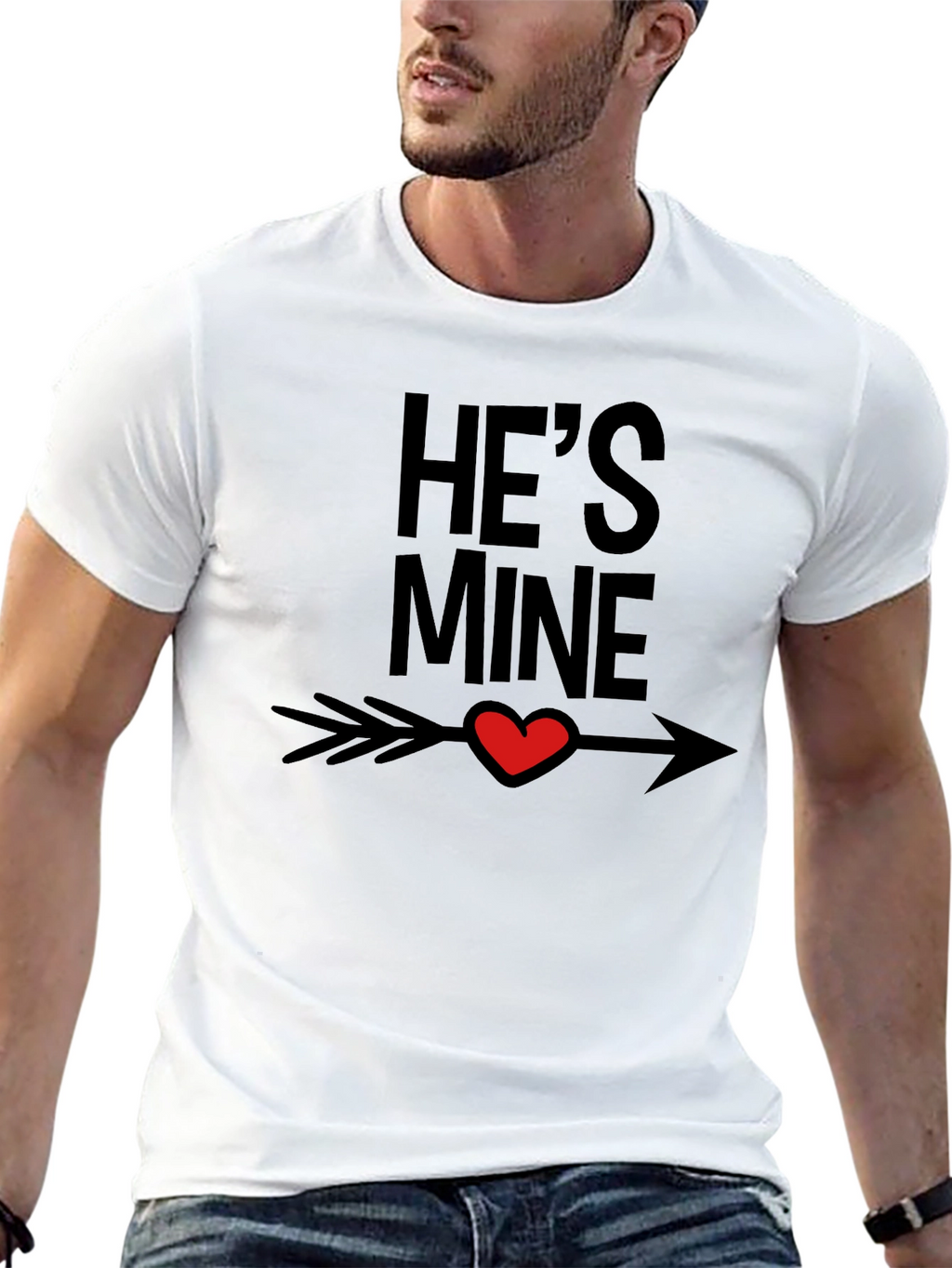 Hes Mine Valentines Day T-Shirt
