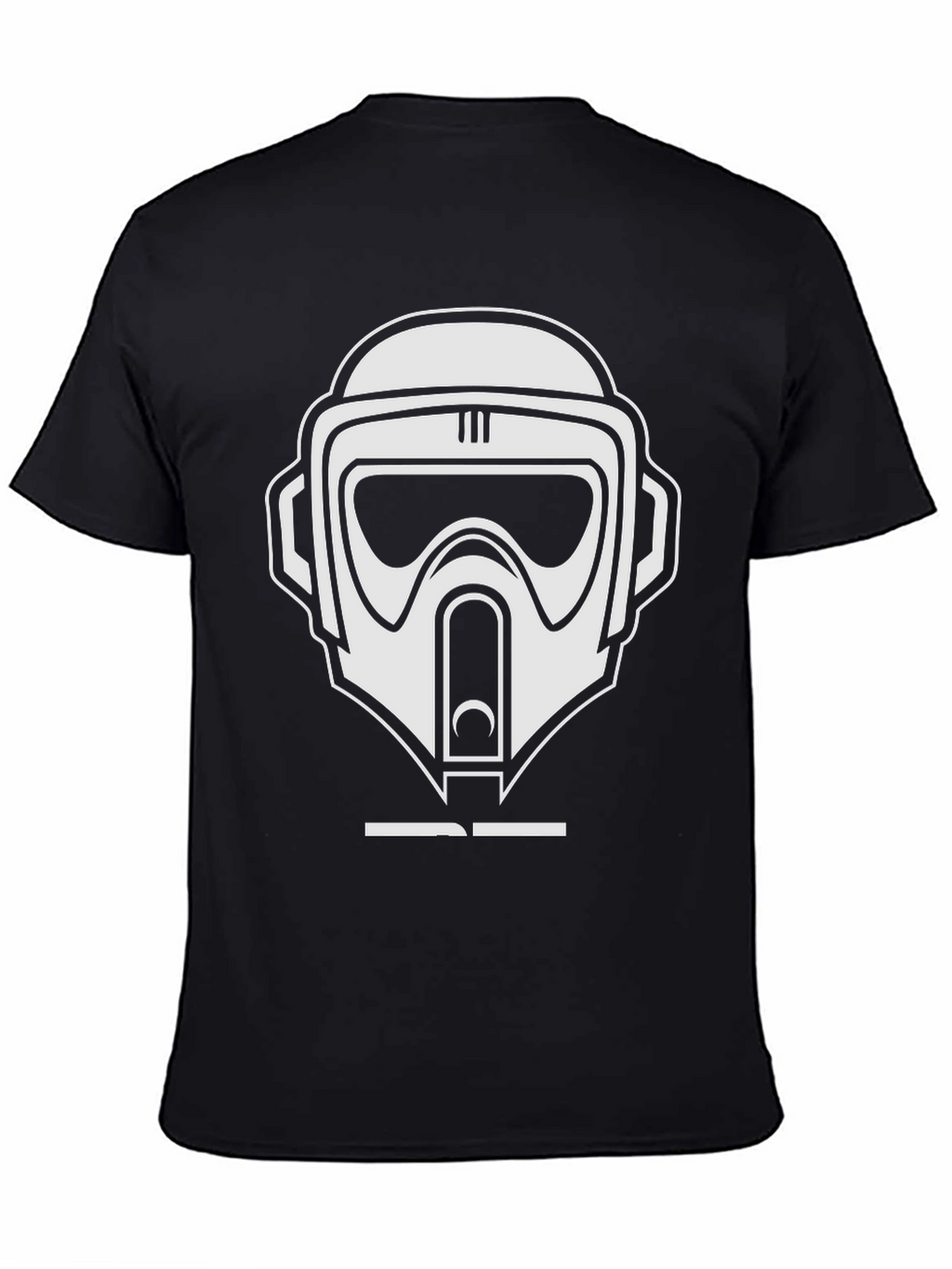 Star Wars Scout Trooper Helmet Black T-Shirt