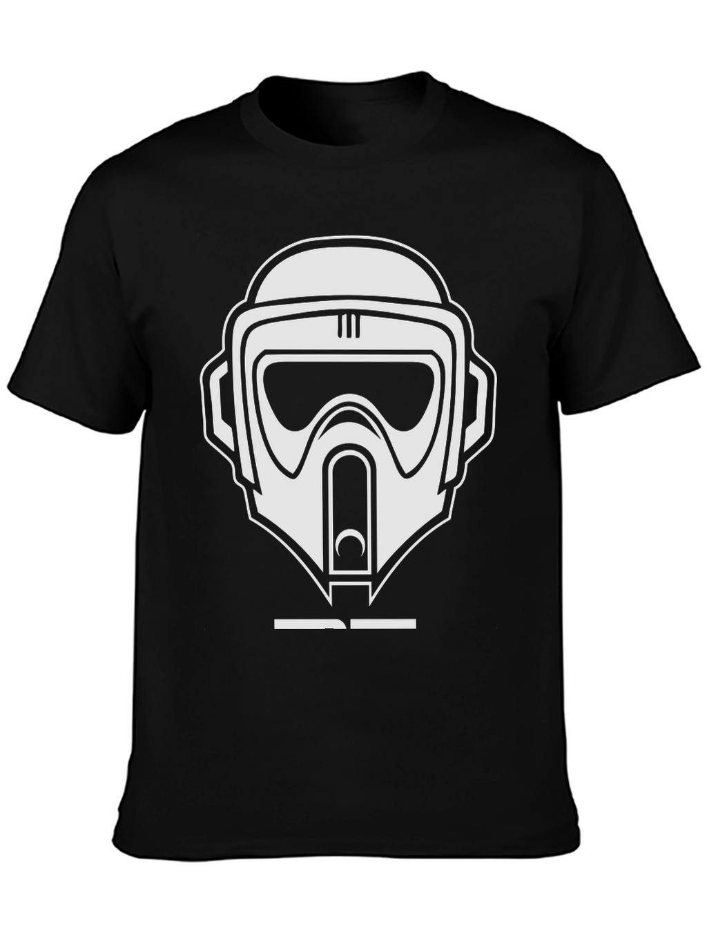 Star Wars Scout Trooper Helmet Black T-Shirt