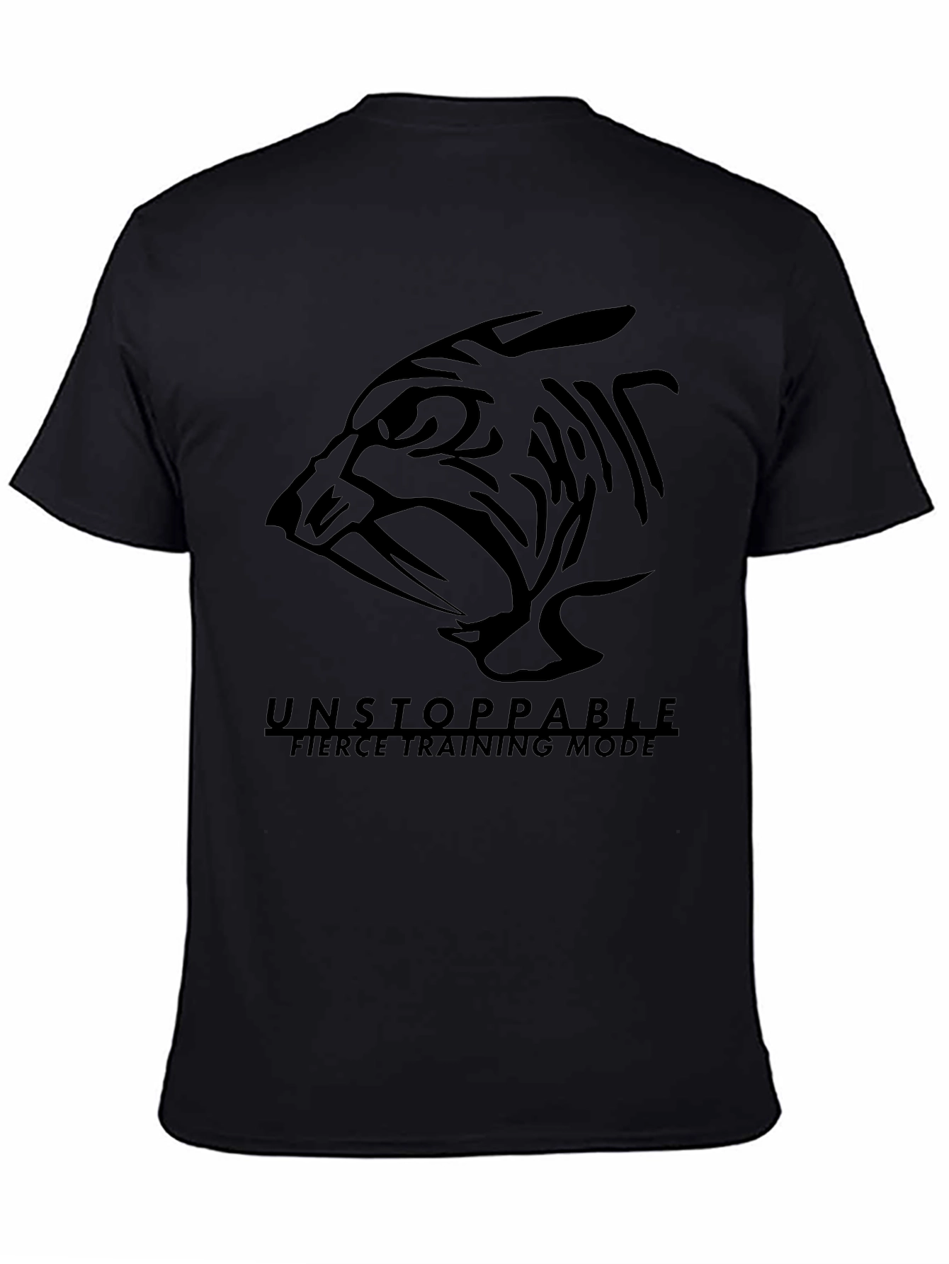 Unstoppable Fierce Training Mode Black T-Shirt