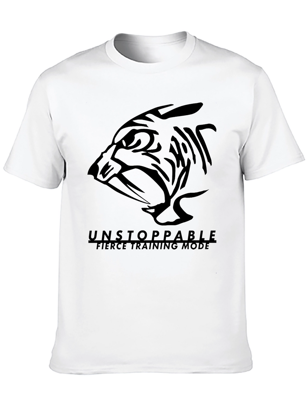 Unstoppable Fierce Training Mode Black T-Shirt