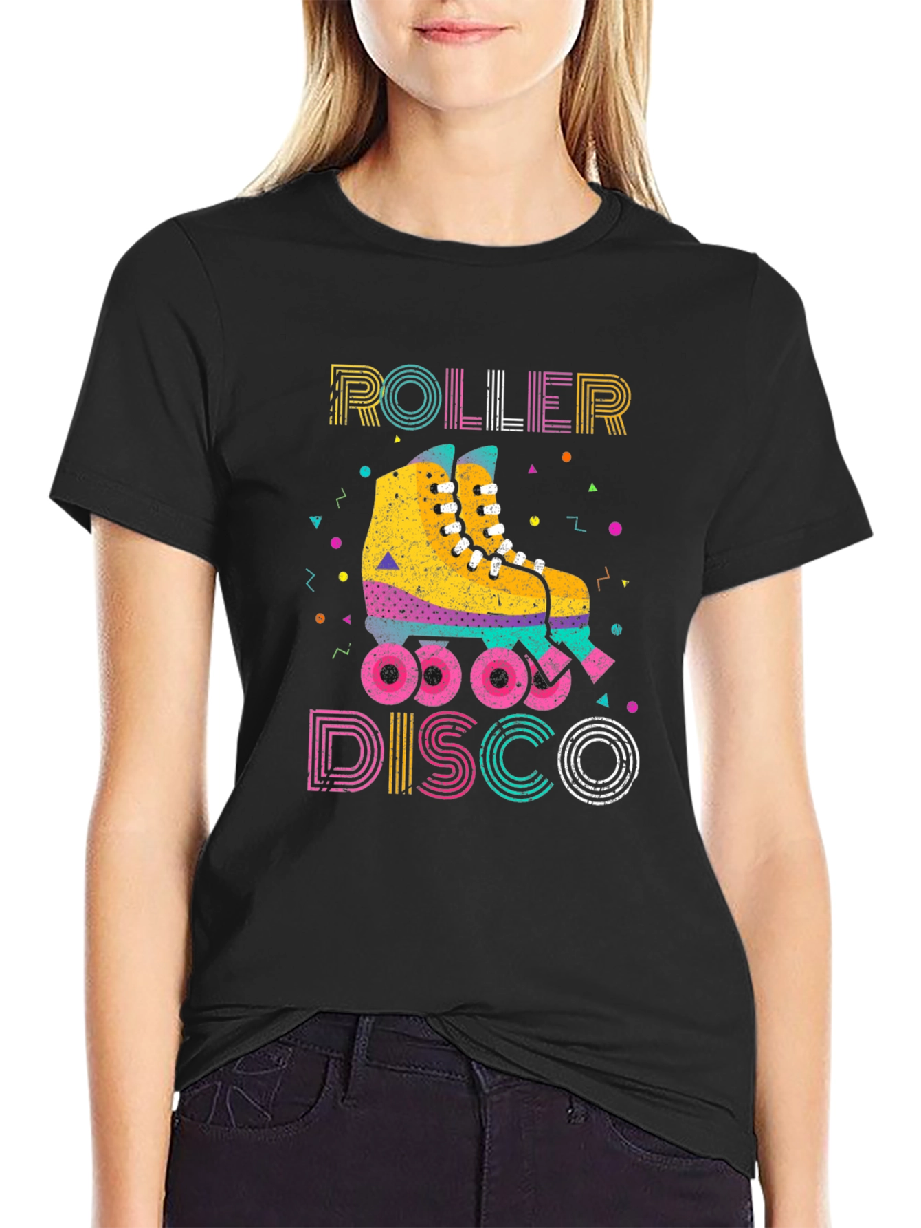 Retro Roller Disco T-Shirt - Vintage Skate Style