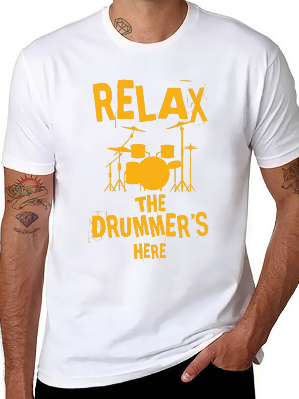 Relax The Drummers Here T-Shirt
