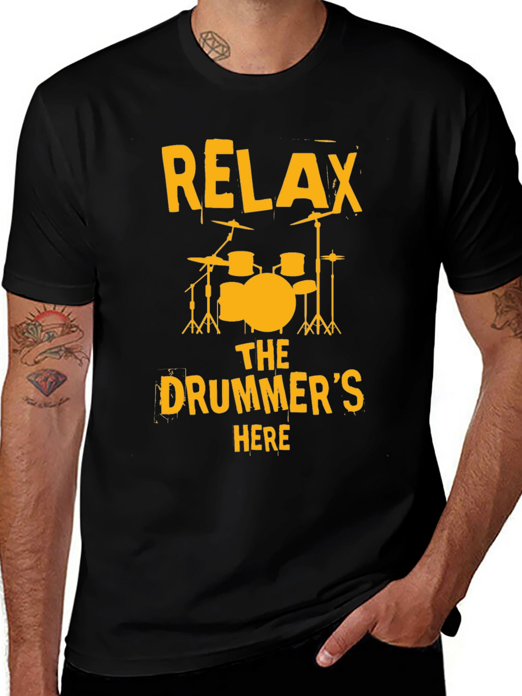 Relax The Drummers Here T-Shirt