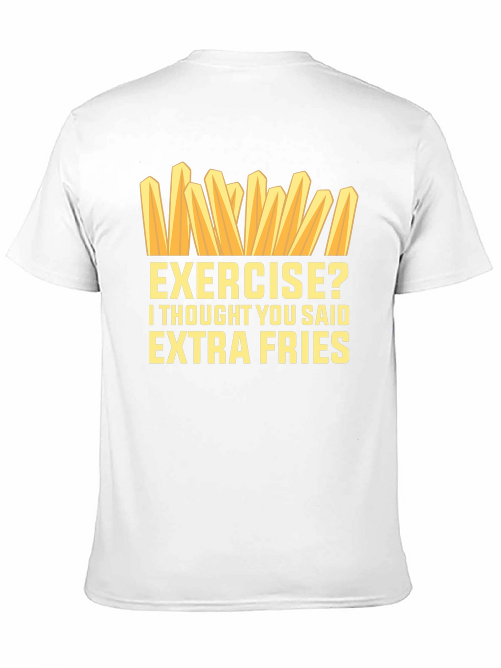 Extra Fries Graphic T-Shirt - Funny Foodie Tee