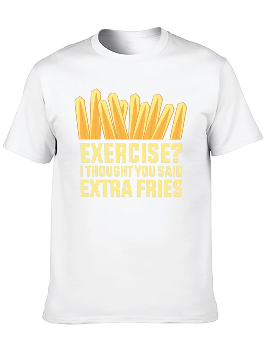 Extra Fries Graphic T-Shirt - Funny Foodie Tee
