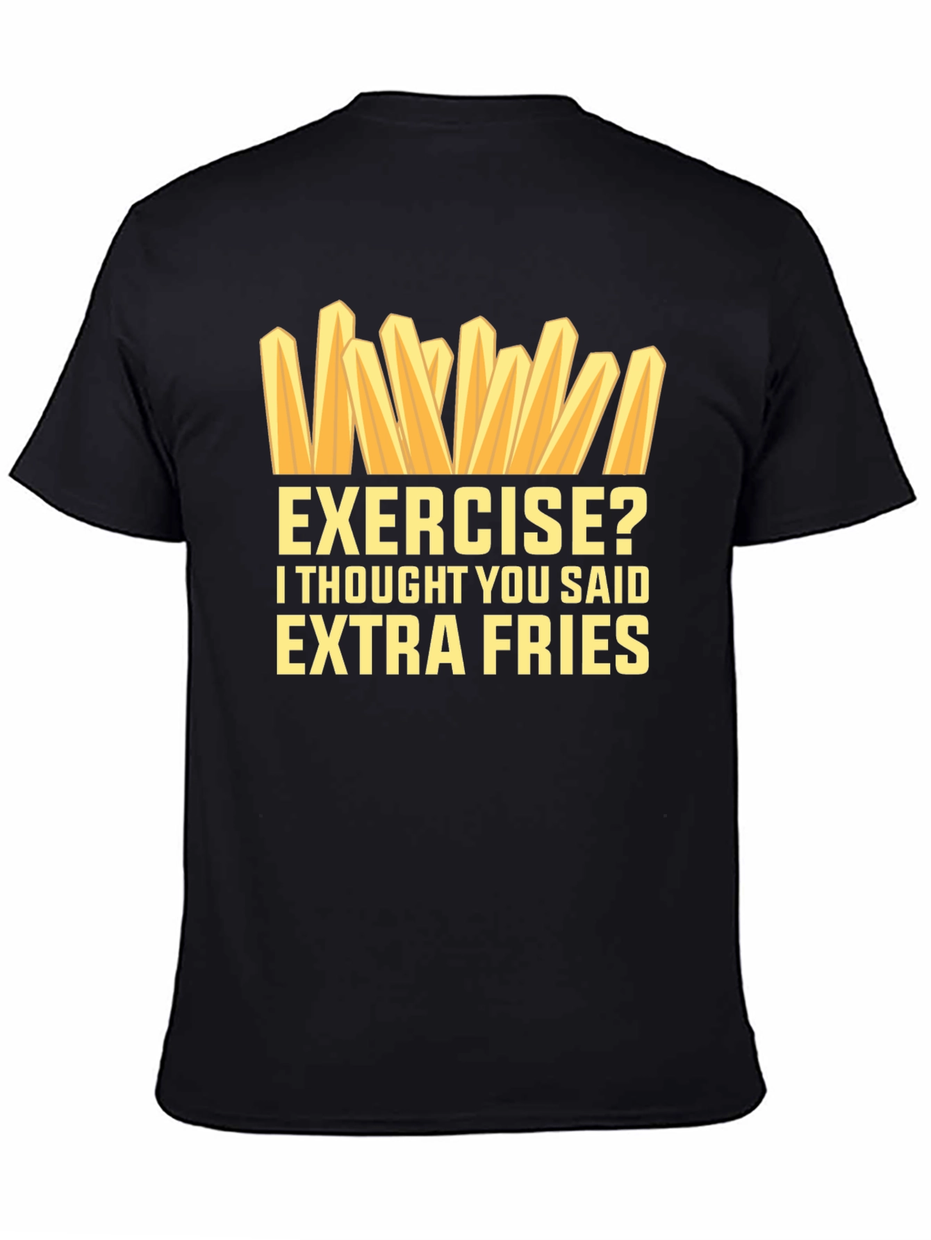 Extra Fries Graphic T-Shirt - Funny Foodie Tee