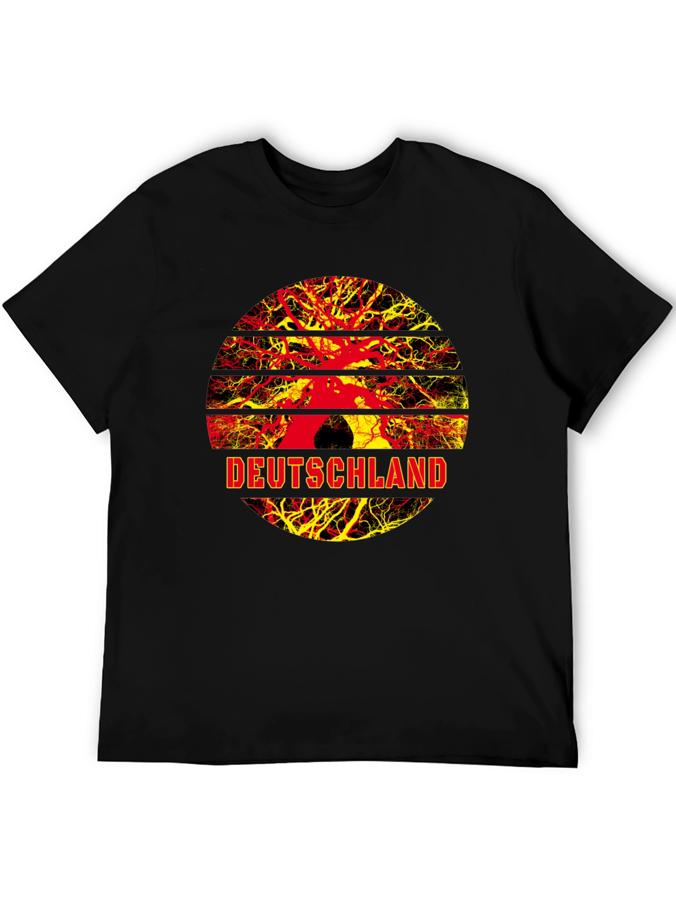 Deutschland Tree Roots Graphic T-Shirt - Germany Pride
