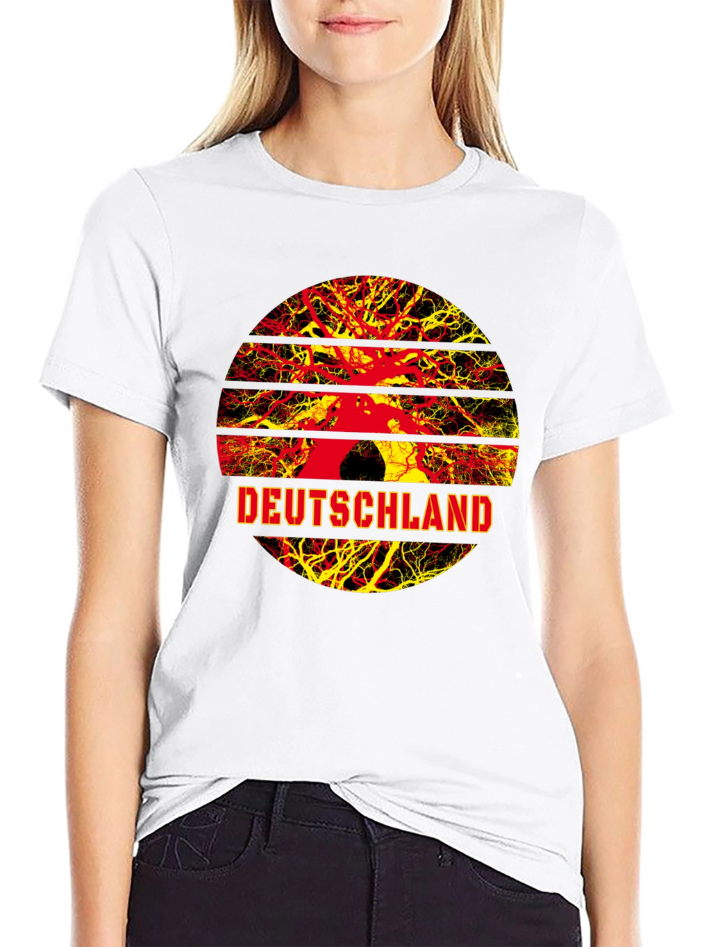 Deutschland Tree Roots Graphic T-Shirt - Germany Pride