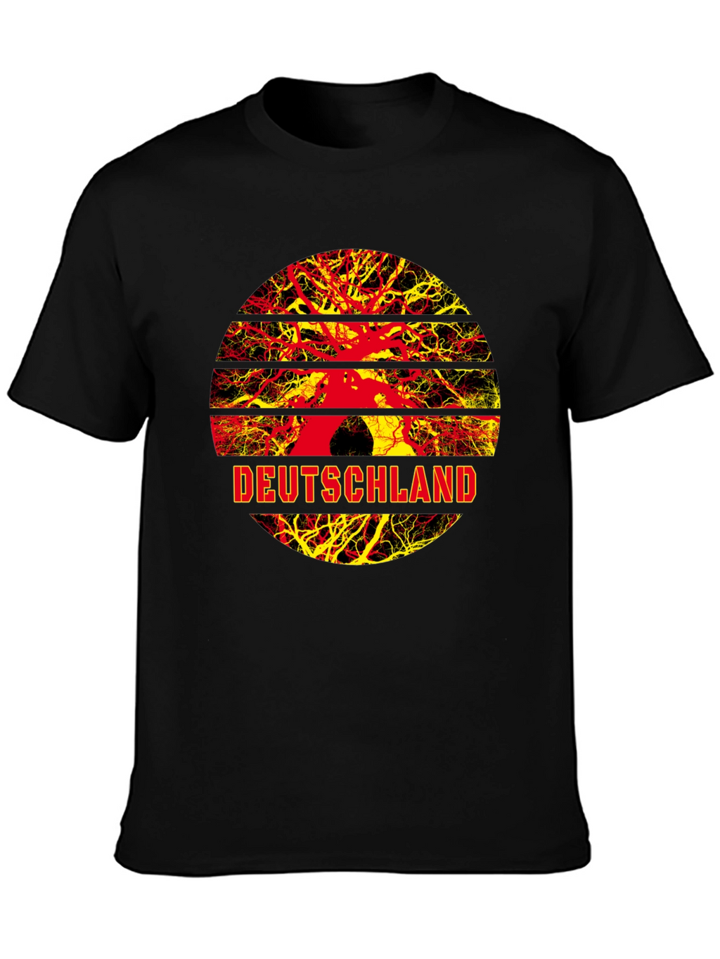 Deutschland Tree Roots Graphic T-Shirt - Germany Pride