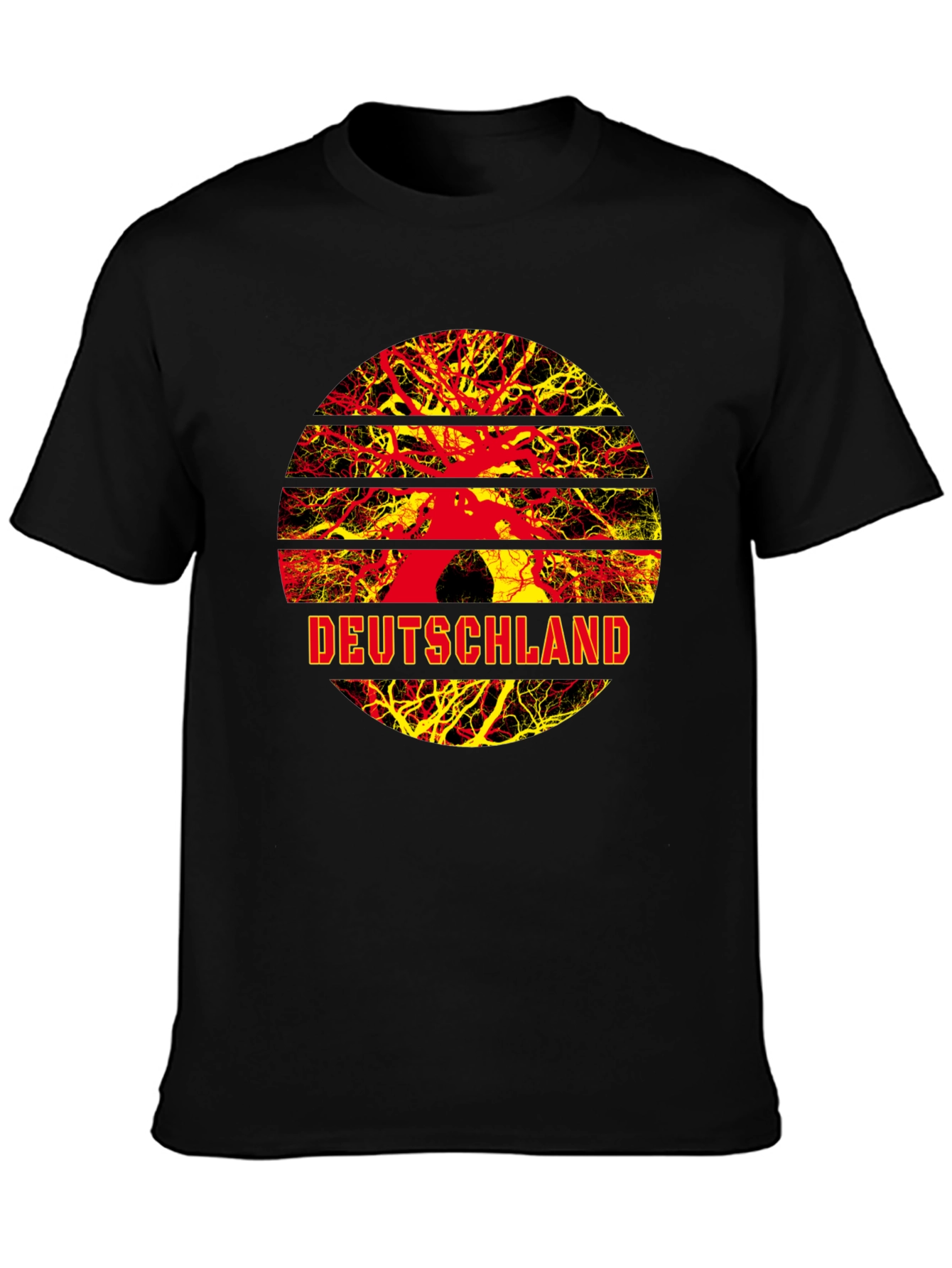 Deutschland Tree Roots Graphic T-Shirt - Germany Pride