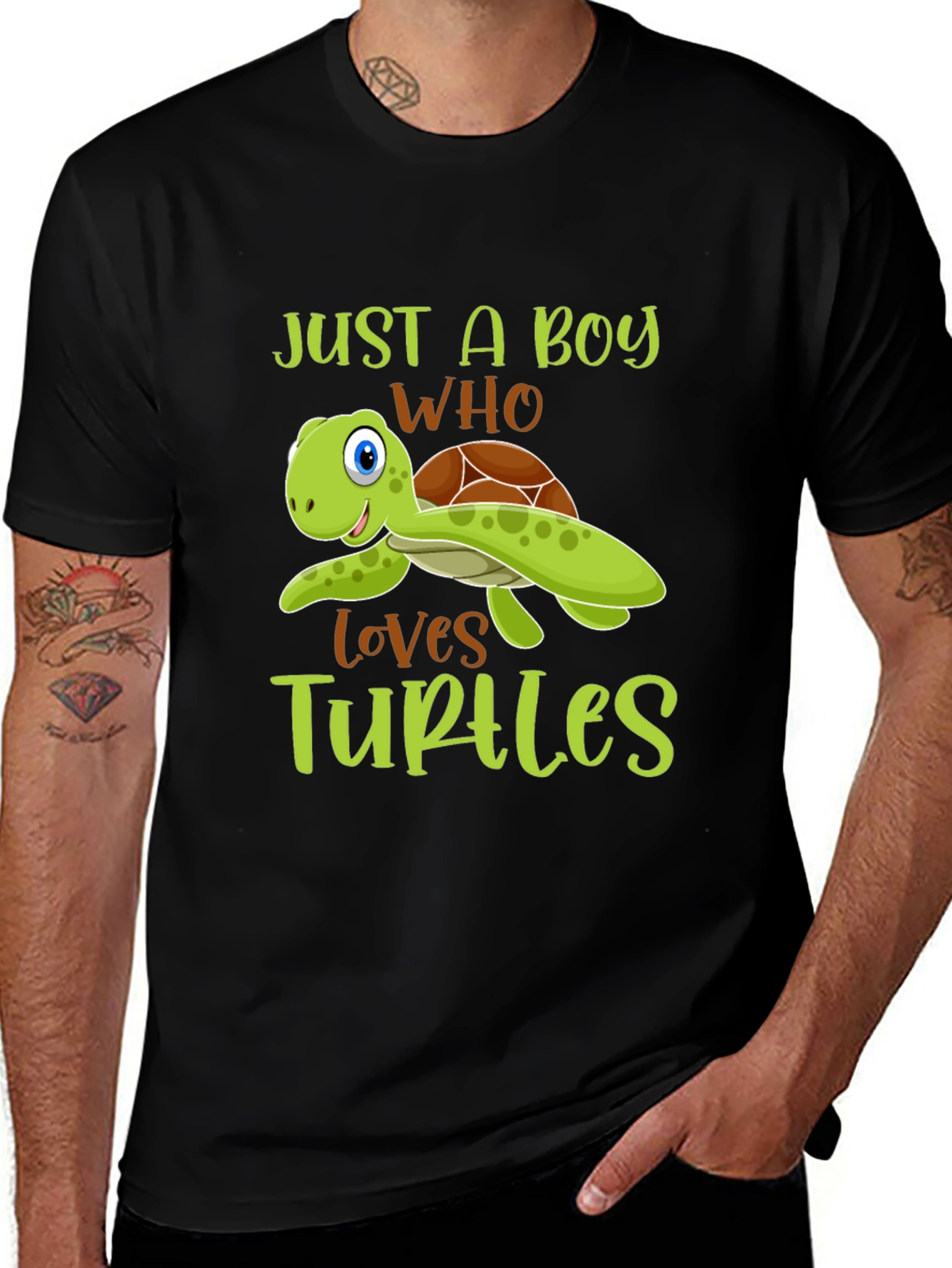 Just A Boy Who Loves Turtles T-Shirt